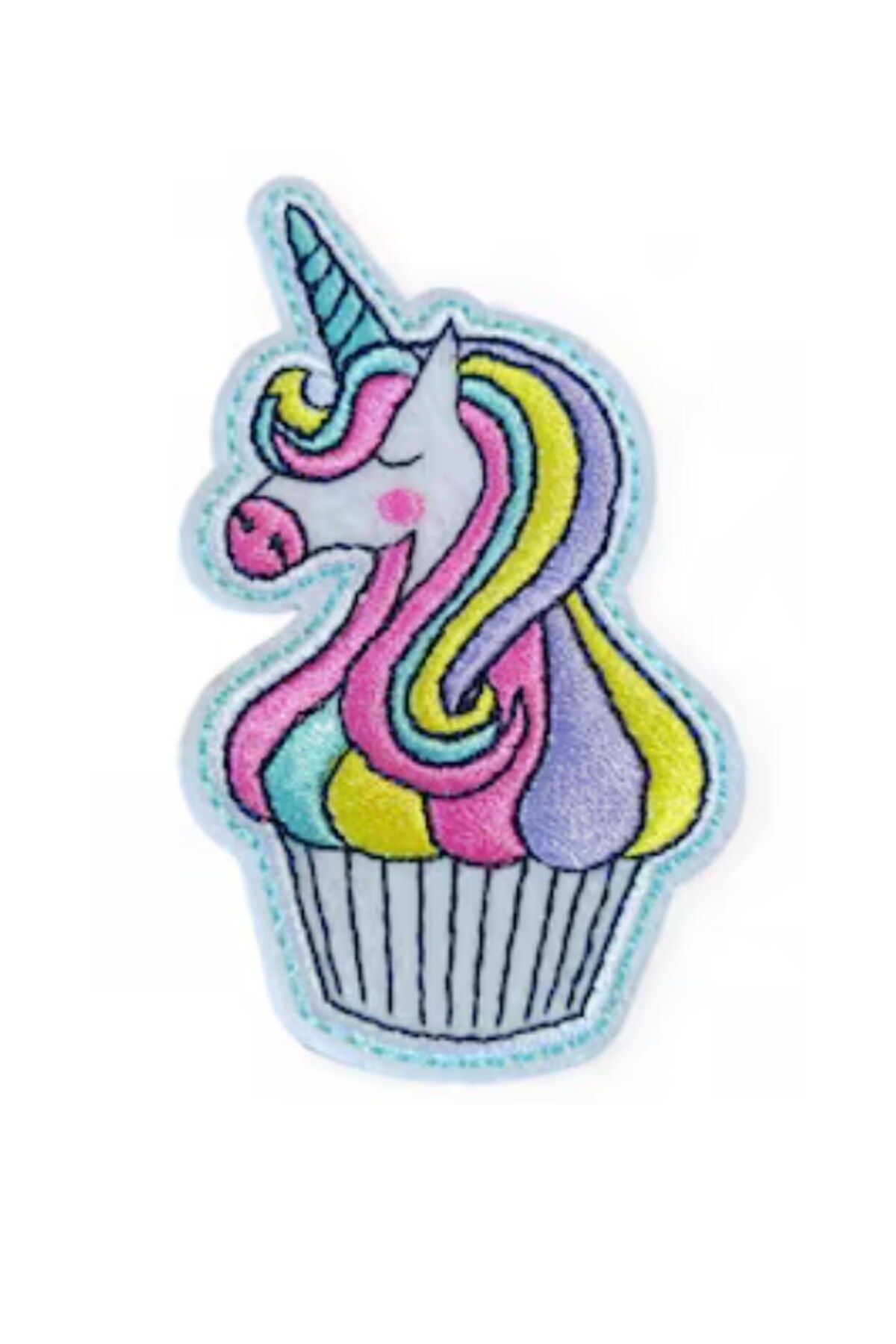 delta online Aplike Ütü İle Yapışan Unicorn At Pembe Karışık Arma 5x3 cm