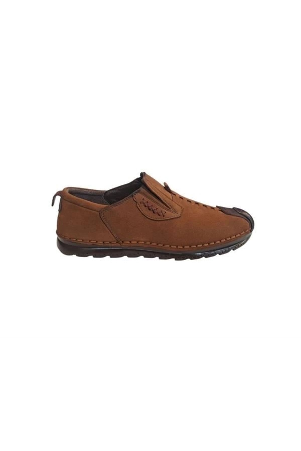 Store 382413-1 Bağcıksız Esnek Taban Günlük Erkek Ayakkabı Tütün