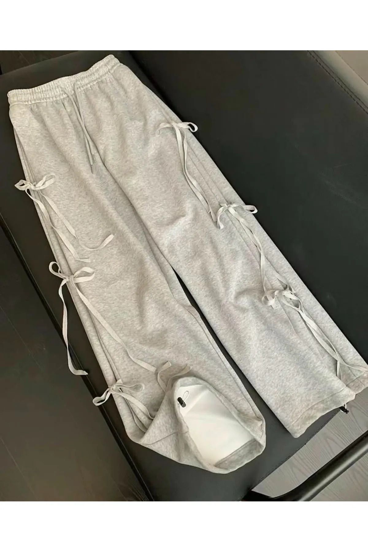Gofeel Y2k Kurdale Detay Örme Pantolon Eşofman