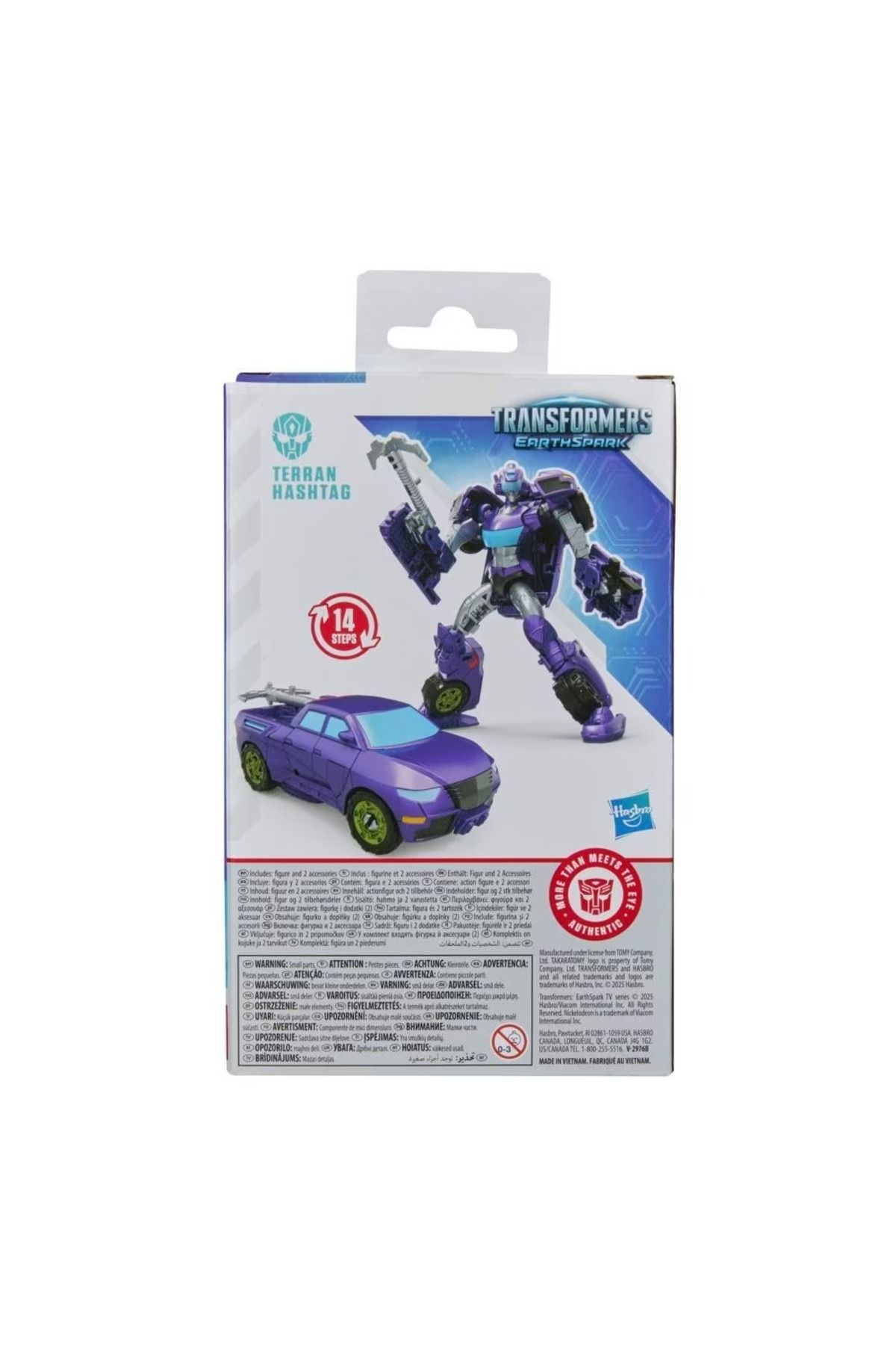 transformers-Earthspark Terran Hashtag Deluxe Figure – 2-in-1 Robot and Pickup Truck Toy 4