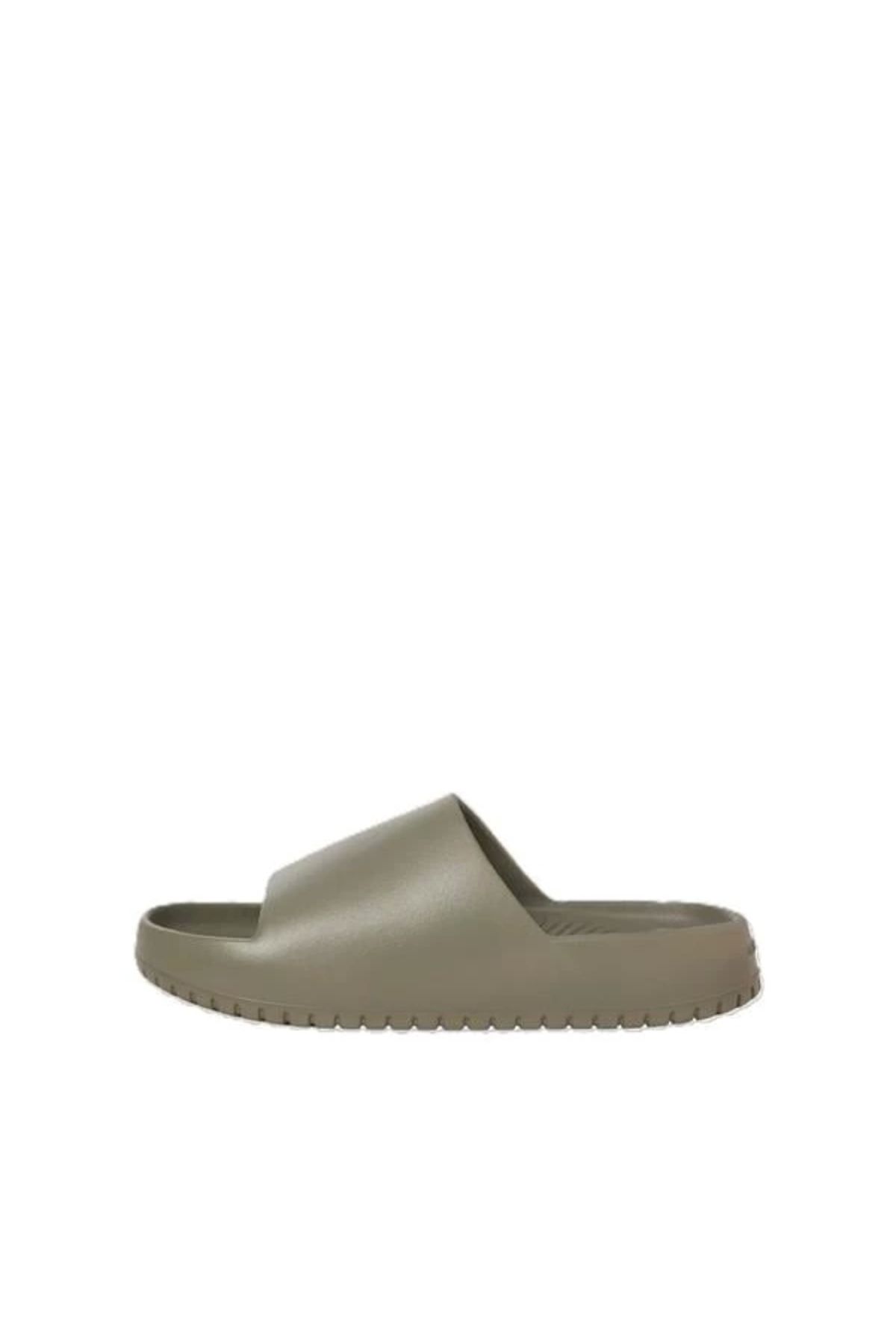 Store 12274637 Kauçuk Erkek Plaj Terlik Haki