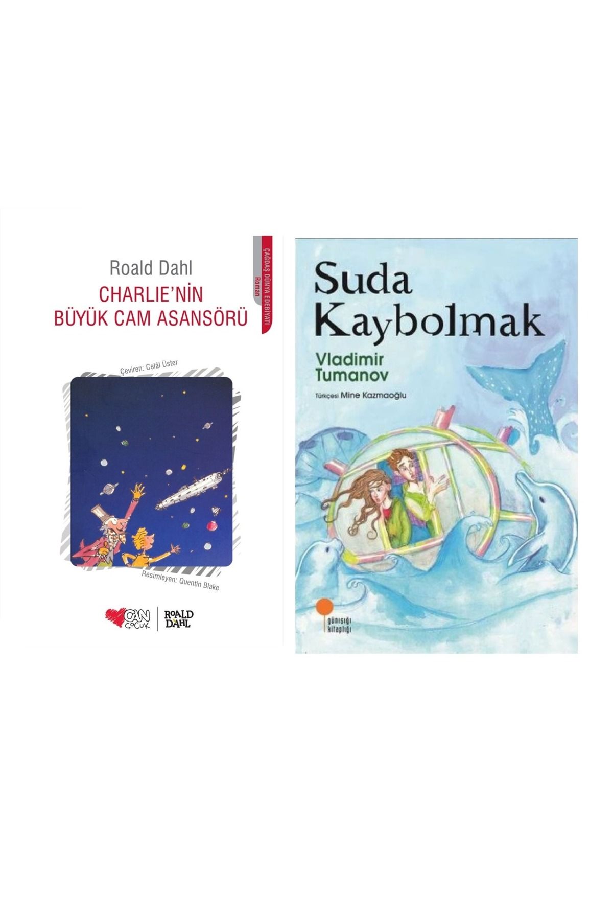Günışığı Kitaplığı Suda Kaybolmak & Charli'nin Büyük Cam Asansörü ( 2 Li Set )