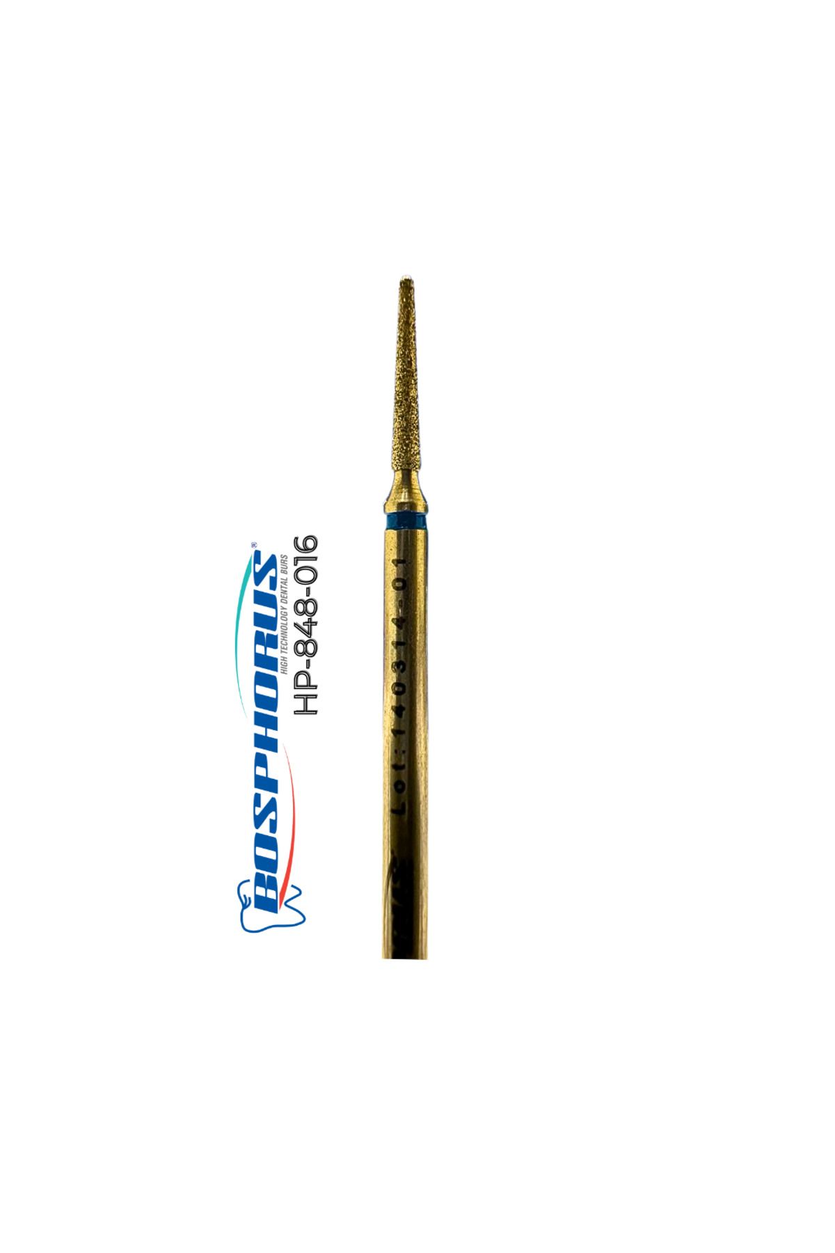 Bosphorus Tekmetal Kuru Manikür Uc KONİK 016 MM Doğal Elmas Freze Manikür Uc Törpü Makinası Ucu İSO ve CE Onaylı