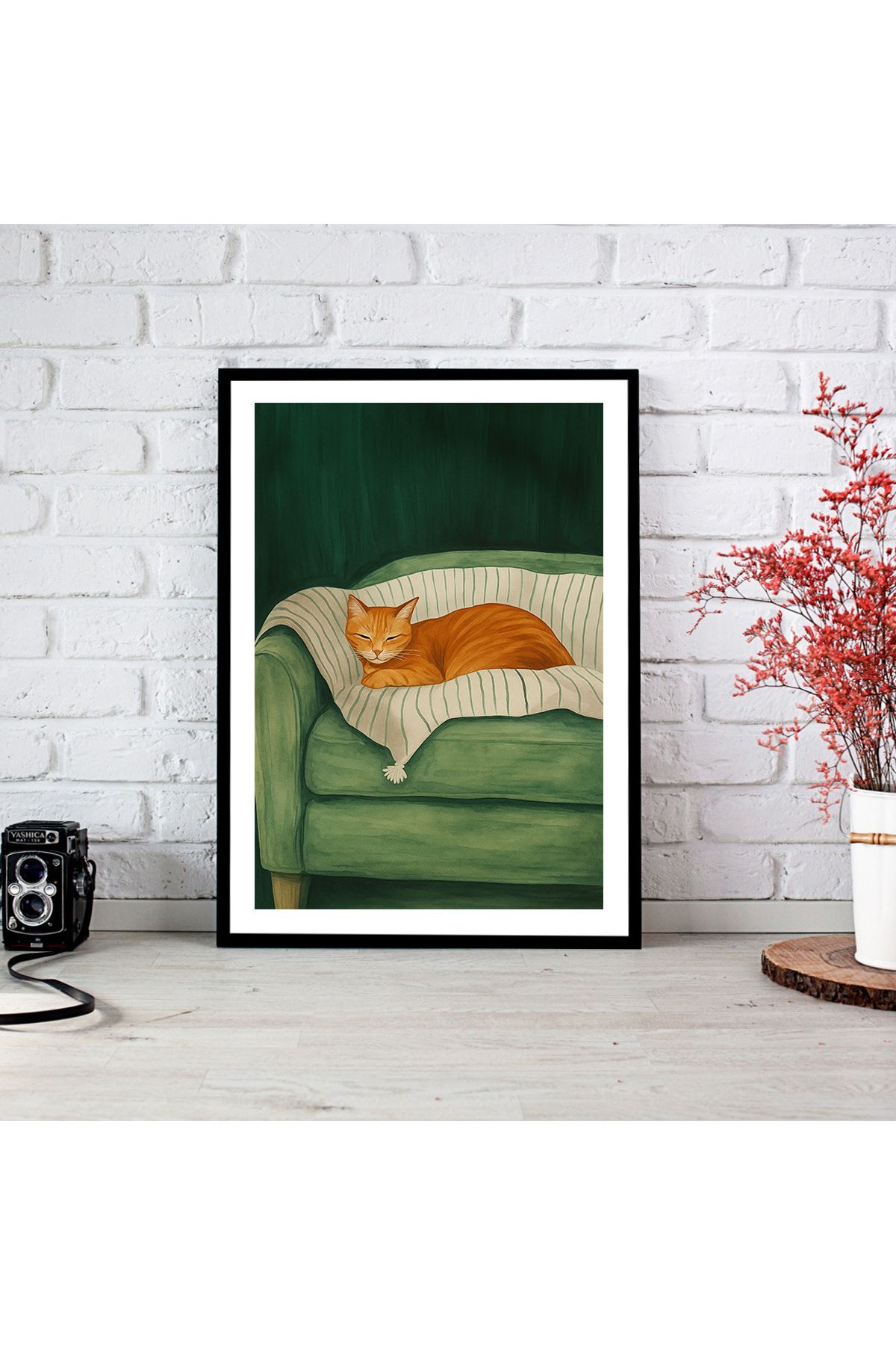 woodsia Çerçeve Görünümlü Çerçevesiz MDF Poster Tablo MDF_TEK1236
