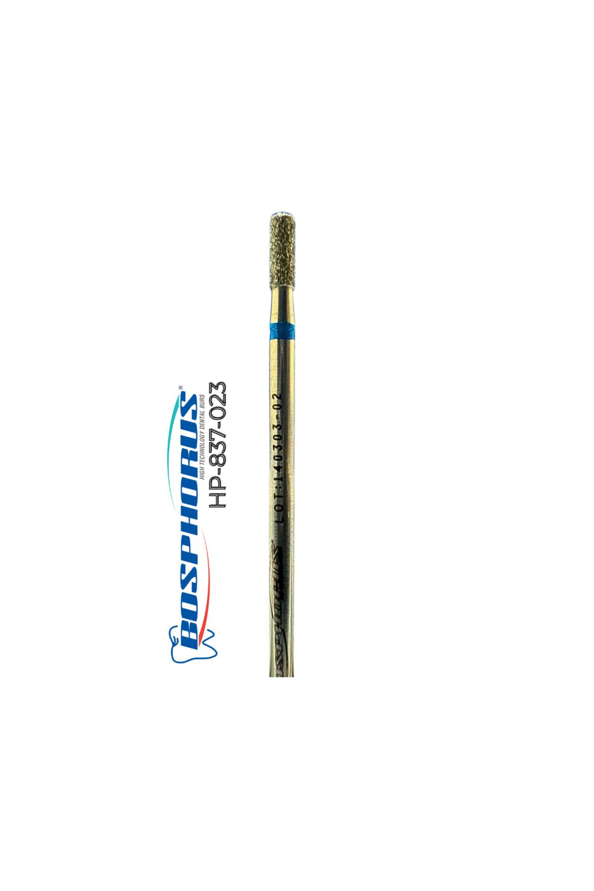 Bosphorus Tekmetal Kuru Manikür Uc SİLİNDİR 023 MM Doğal Elmas Freze Manikür Uc Törpü Makinası Ucu İSO ve CE Onaylı