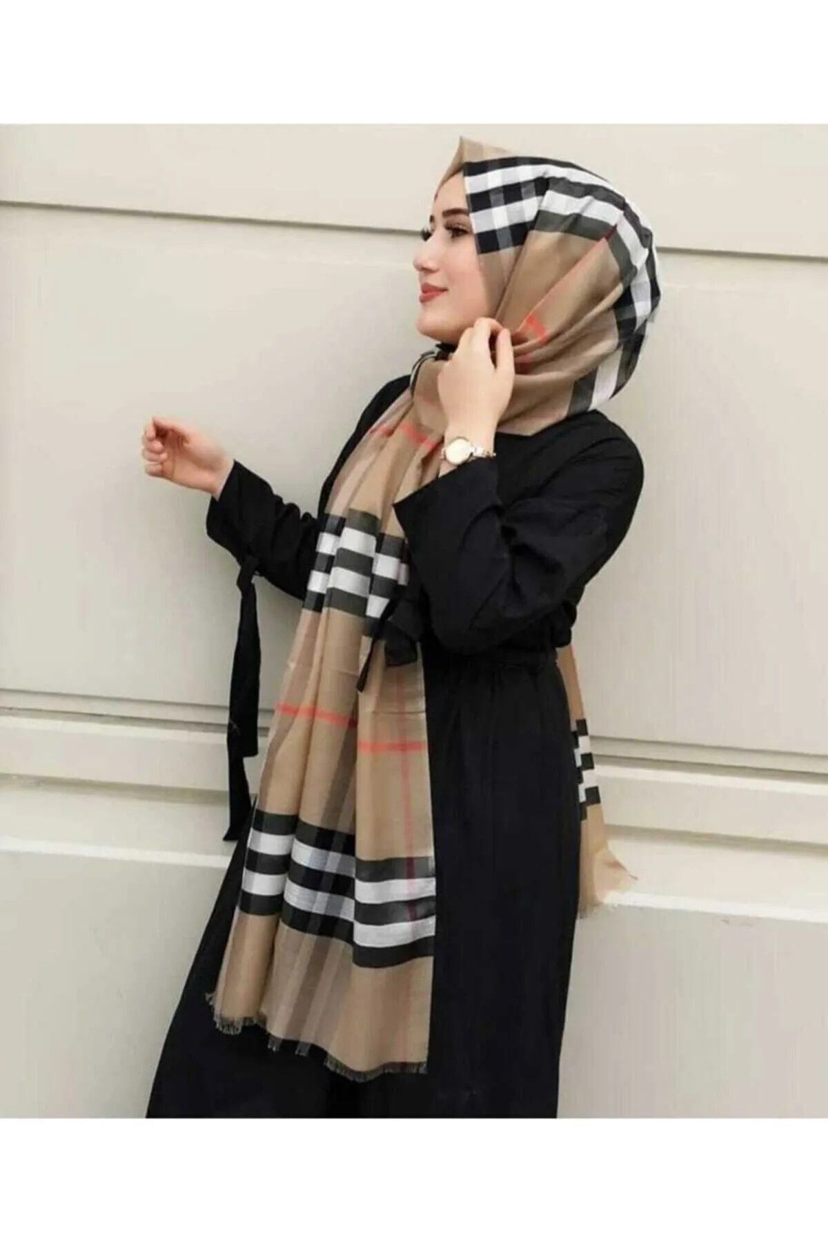 MOD-EXX Ekose Ipek Şal