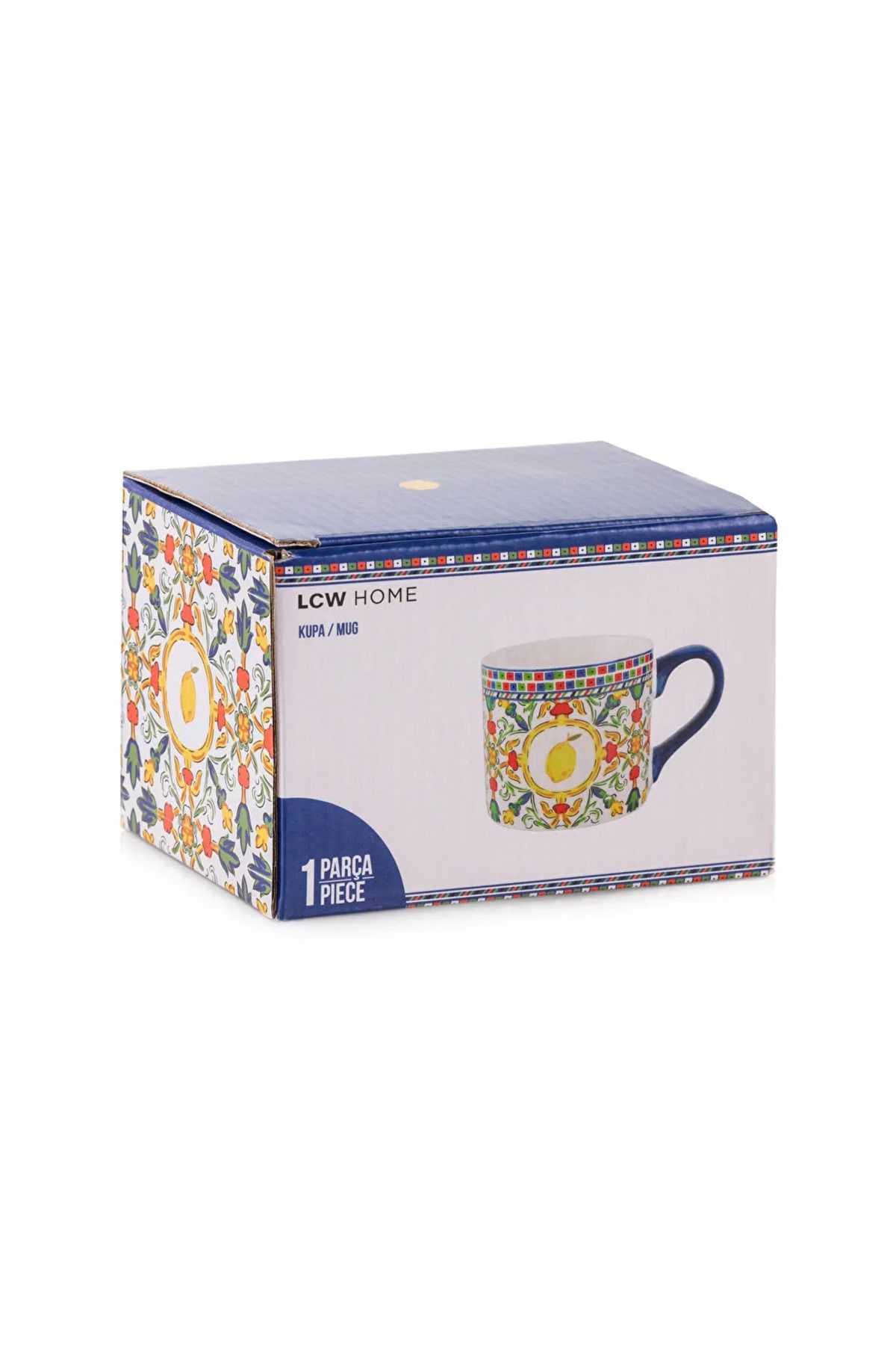 LC Waikiki-Lcw Home Mixed Printed Porcelain Mug 320 ml 4