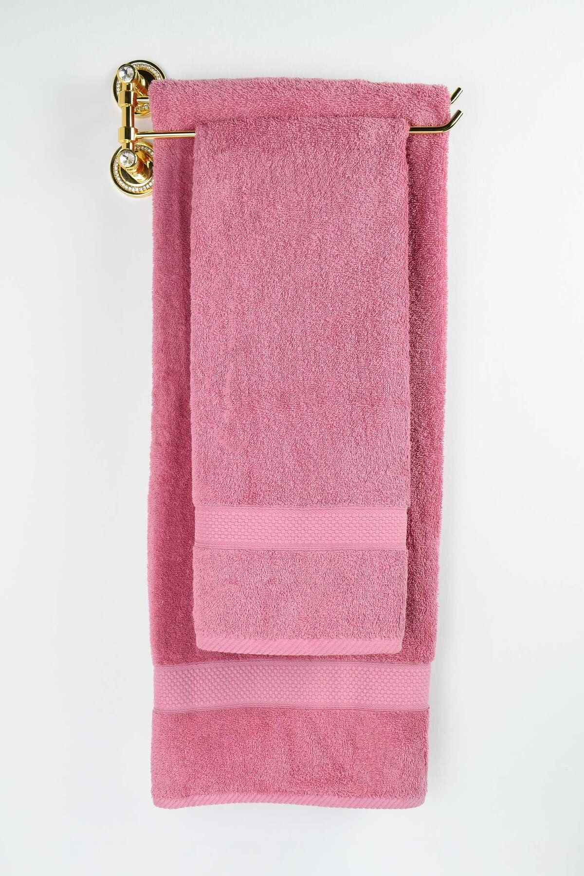Biriz Moda Miranda Banyo Havlusu - Gül Kurusu