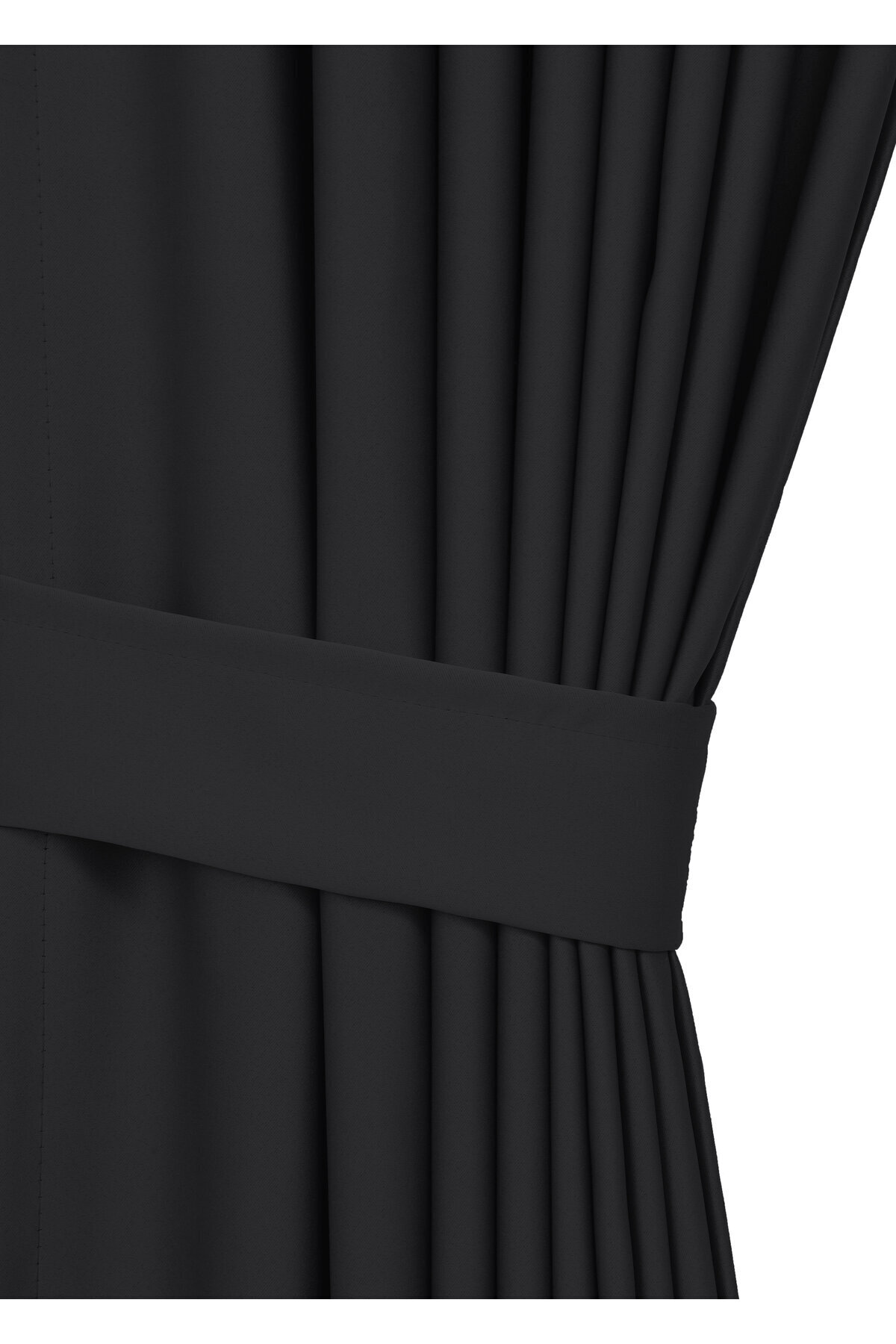 cheap's home-Blackout Lightproof Background Curtain High Quality Blackout Sunshade with Extrafoam Without Pleats (Anthracite) 2