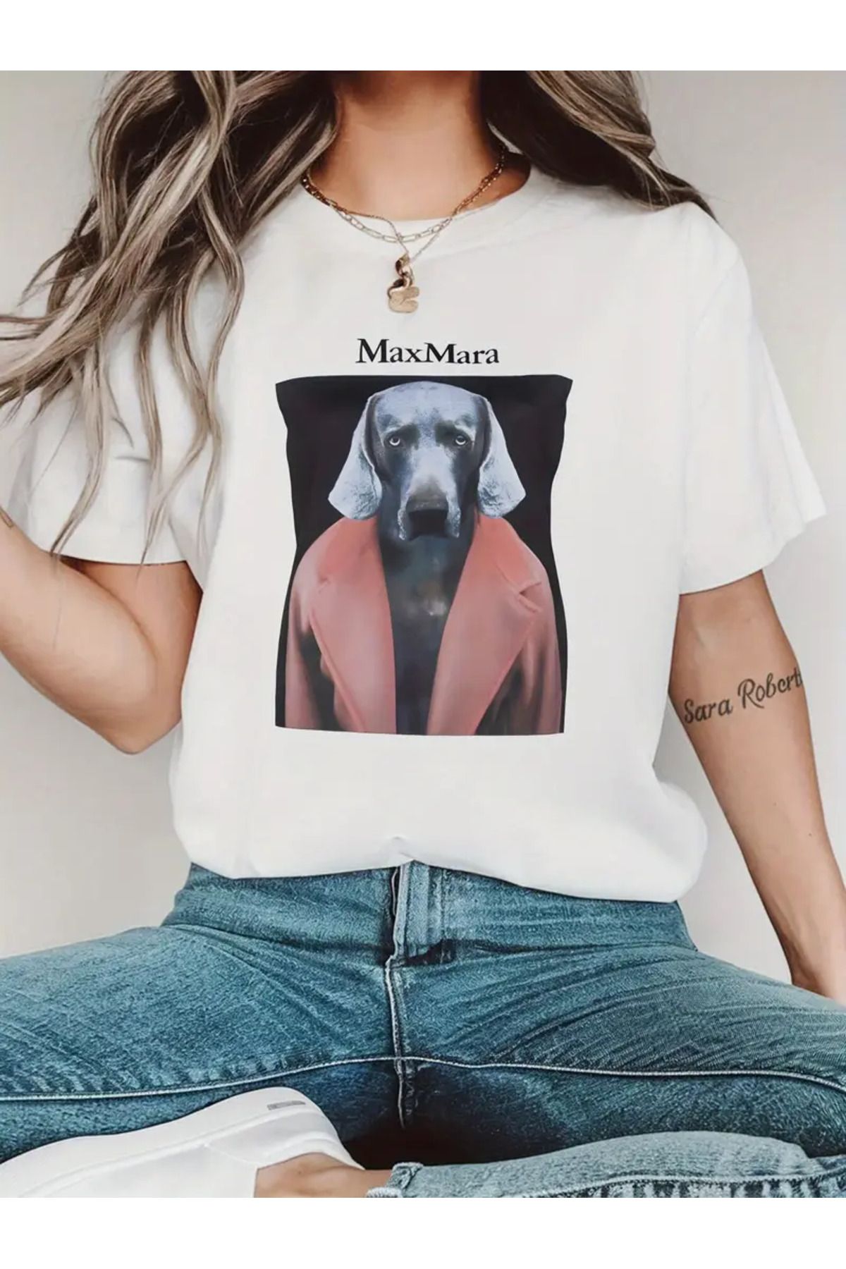 AEMİ Unisex Baskılı %100 Pamuk Oversize T-shirt
