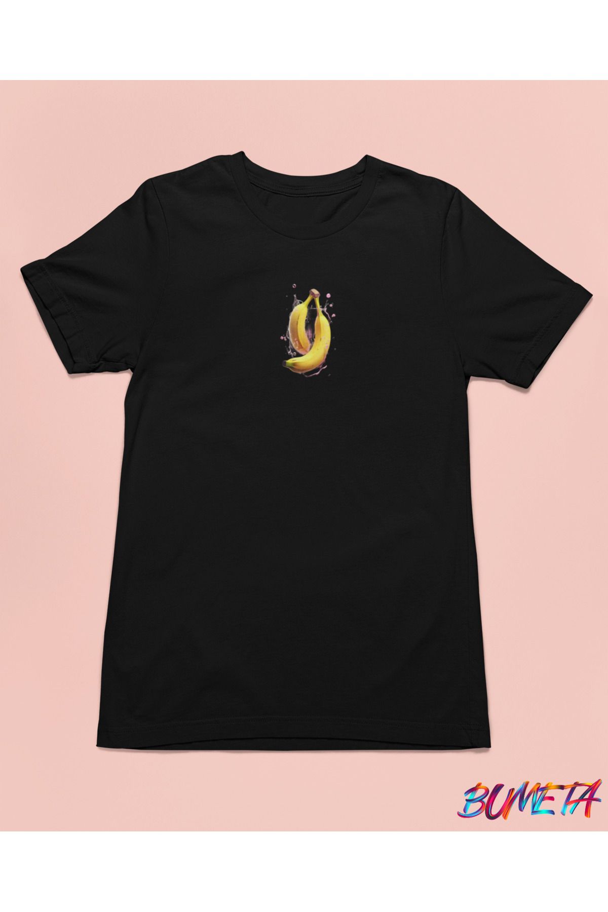 Bumeta Muzlar Minimal Meyve Unisex Tişört T-Shirt
