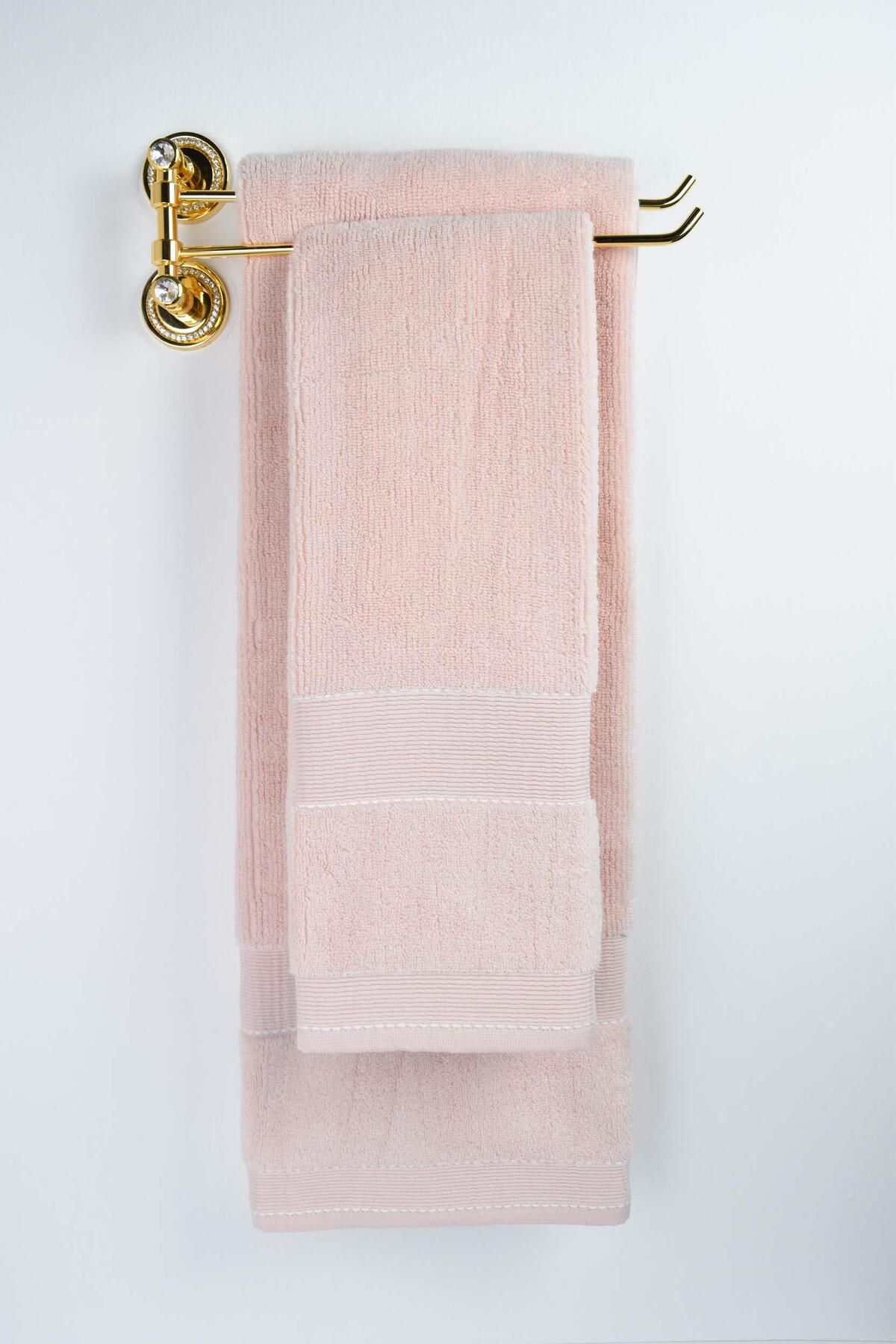 Biriz Moda Gloss Micro Cotton Banyo Havlusu - Pembe