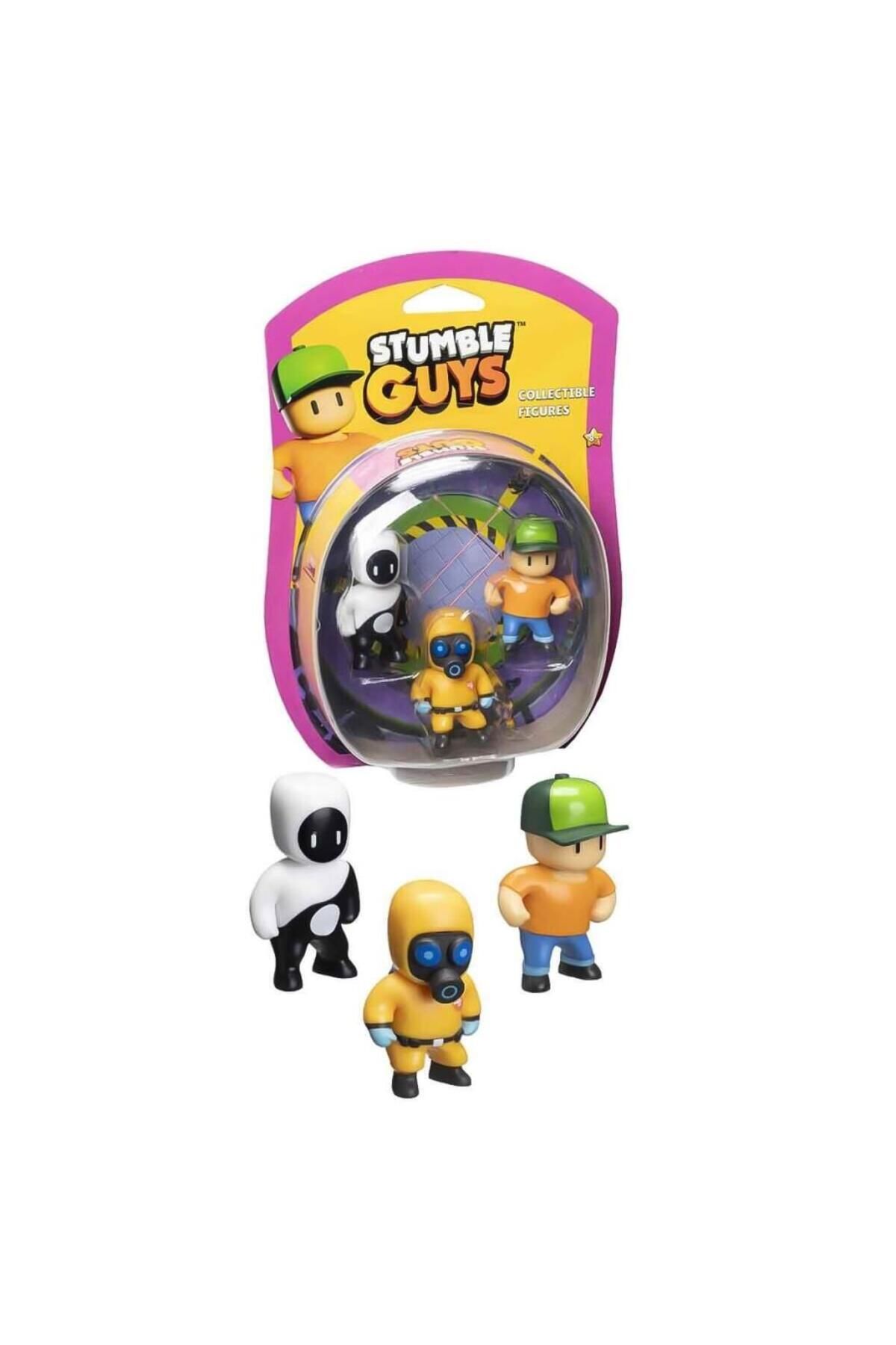 NessiWorld PMI SG2220 Stumble Guys Figür Seti 3lü -Necotoys