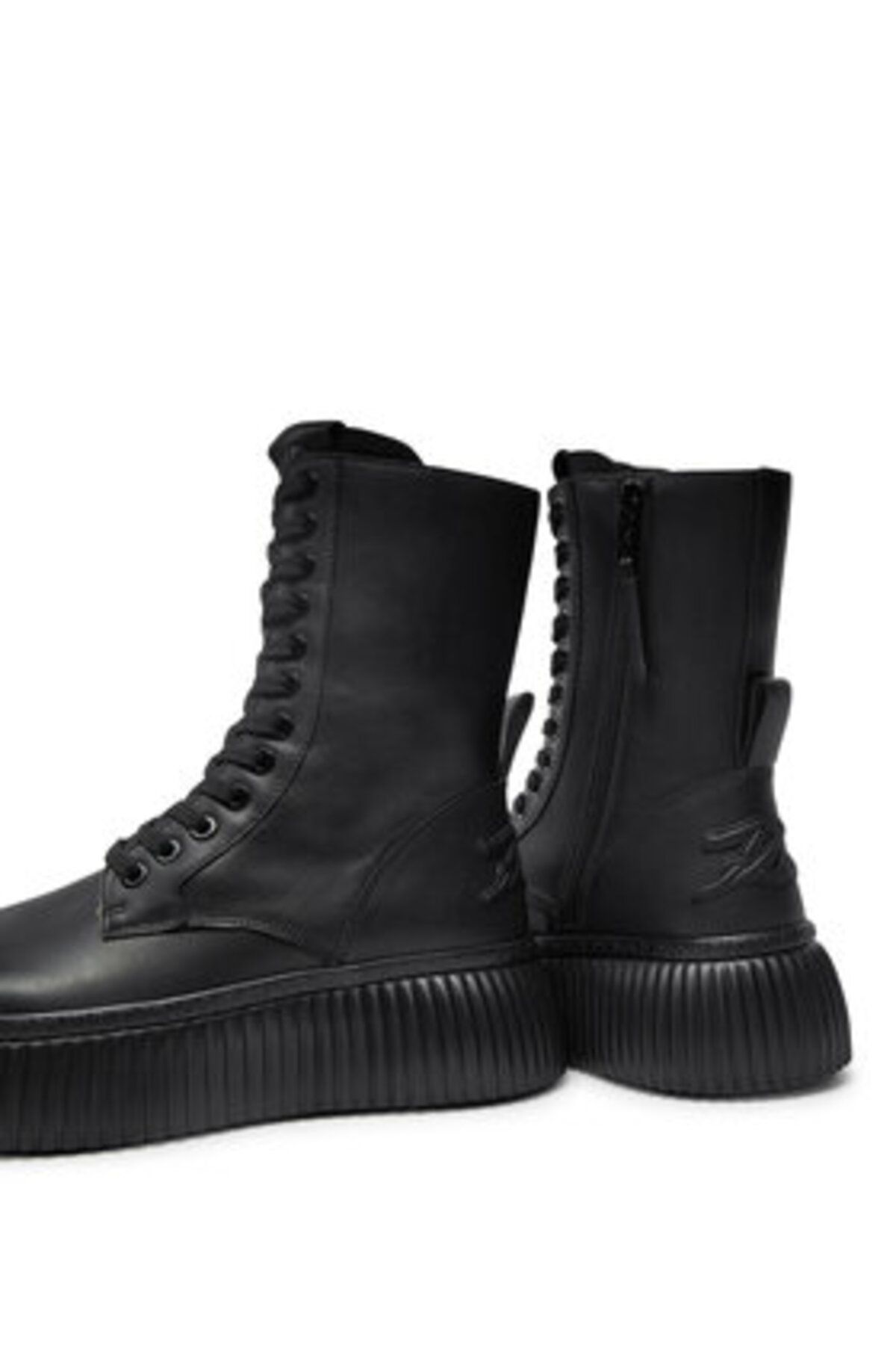 Karl Lagerfeld-ghete de damă până la gleznă KL42364 negre 1