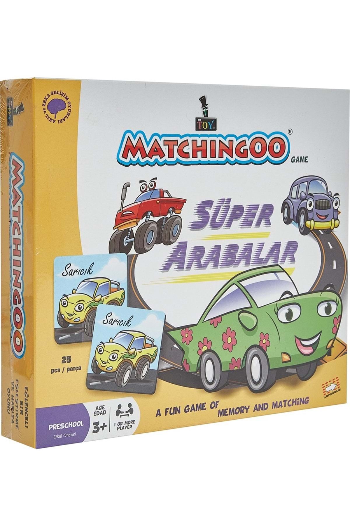 HarmonySpor Matchingoo Memory Game Hafıza Oyunu Süper Arabalar