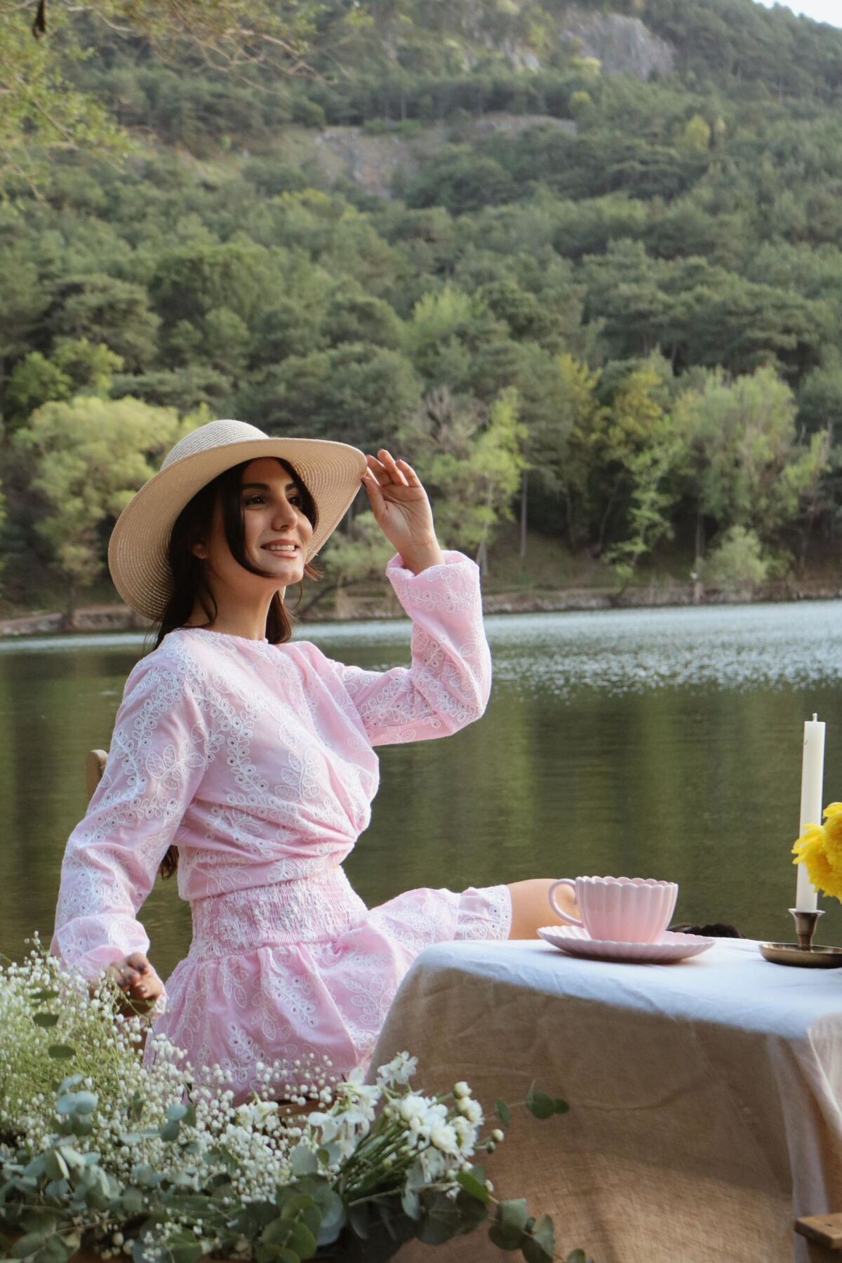 Fistan Byn Melisa Fisto Etek Takım Pembe