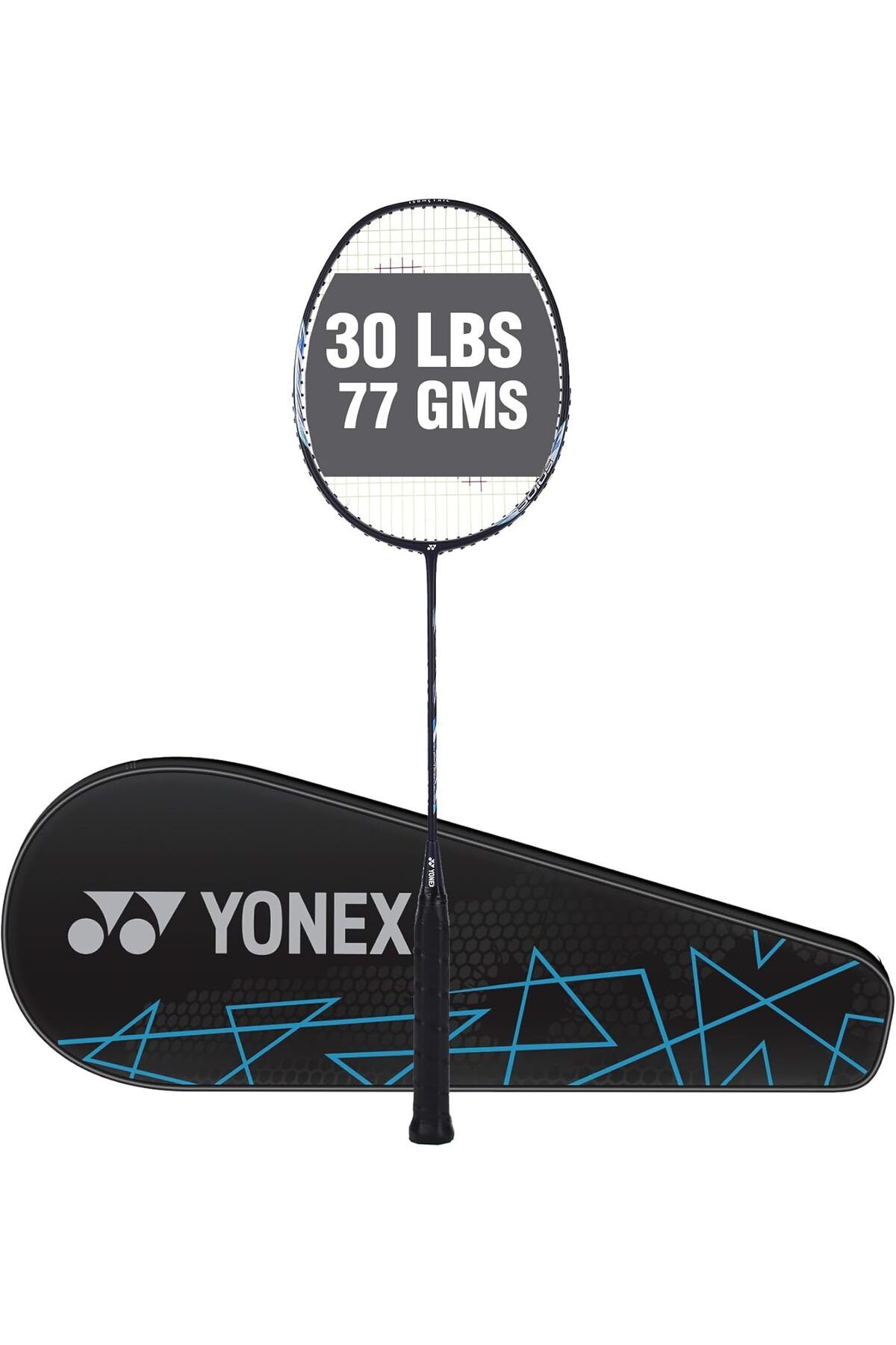 YONEX-مضرب تنس الريشة AstroxLite 27i بخيوط جرافيت | غطاء مضرب | 77 غرامًا | شد خيط 30 رطلاً 1