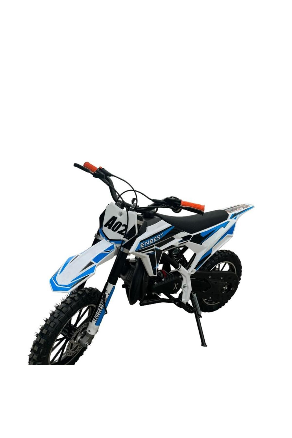ENBEST 49 Cc A02 Performans Serisi Hidrolik Disk Frenli Benzinli Çocuk Cros Motoru 4-13 Yaş