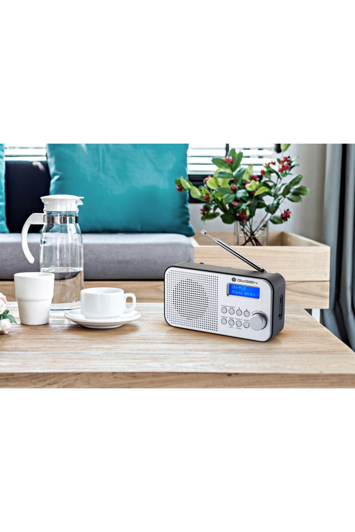 Gogen-Portable Radio DAB 300n With DAB And FM Tuner, 1 W, LCD, 2000 Mah Battery 2
