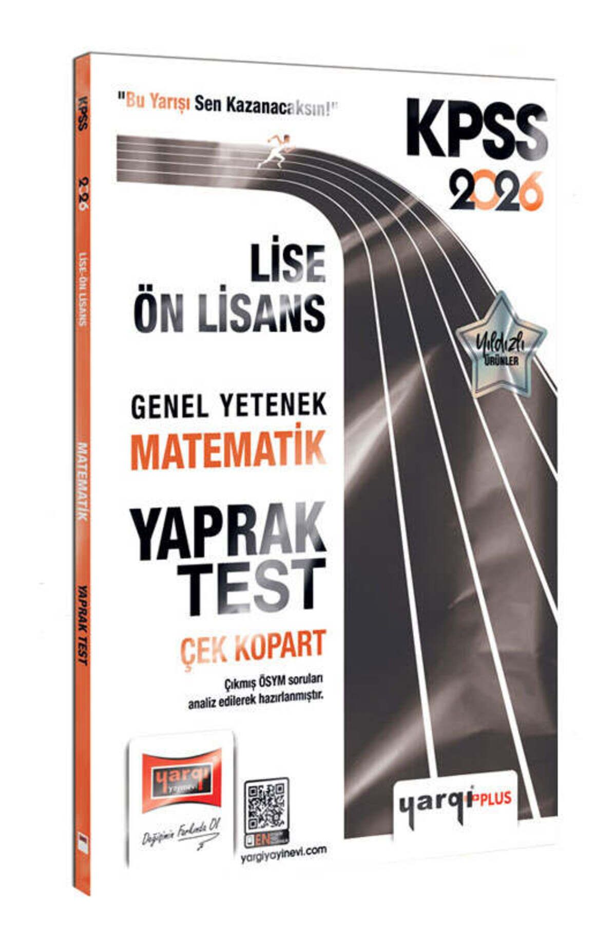 Yargı Yayınları Yargı Yayınları 2026 KPSS Lise-Ön Lisans Genel Yetenek Matematik Çek Kopart Yaprak Test