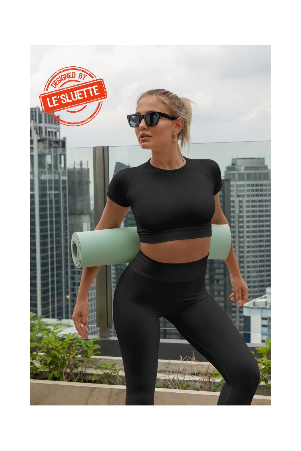 Le'sluette shadow of style Toparlayıcı Yüksek Bel Tayt