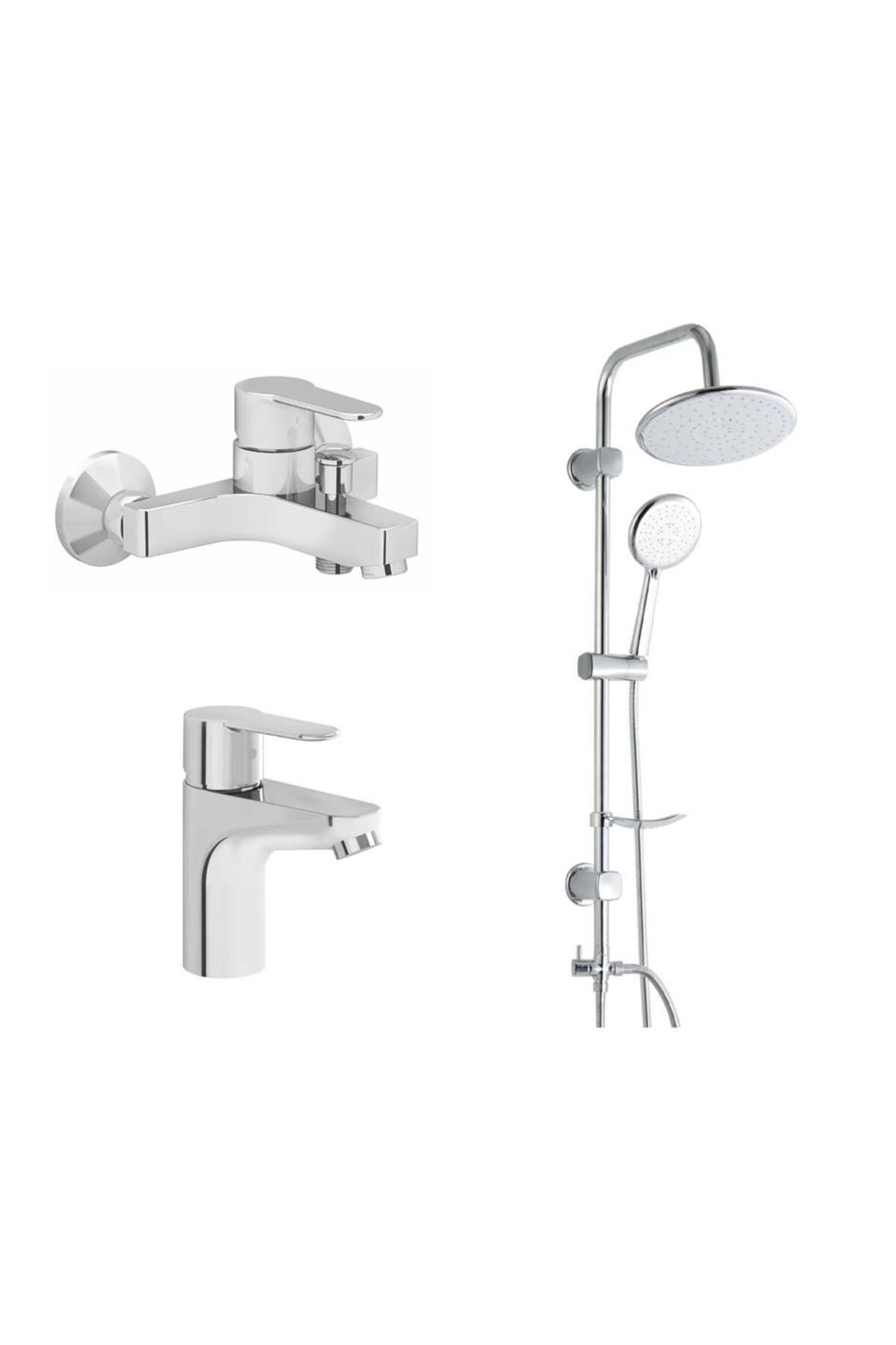 Artema Win S Banyo Bataryası + Lavabo Bataryası + Duxxa Bolero Duş Sistemi