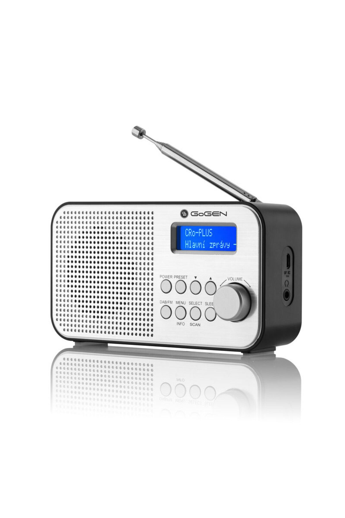Gogen-Portable Radio DAB 300n With DAB And FM Tuner, 1 W, LCD, 2000 Mah Battery 9