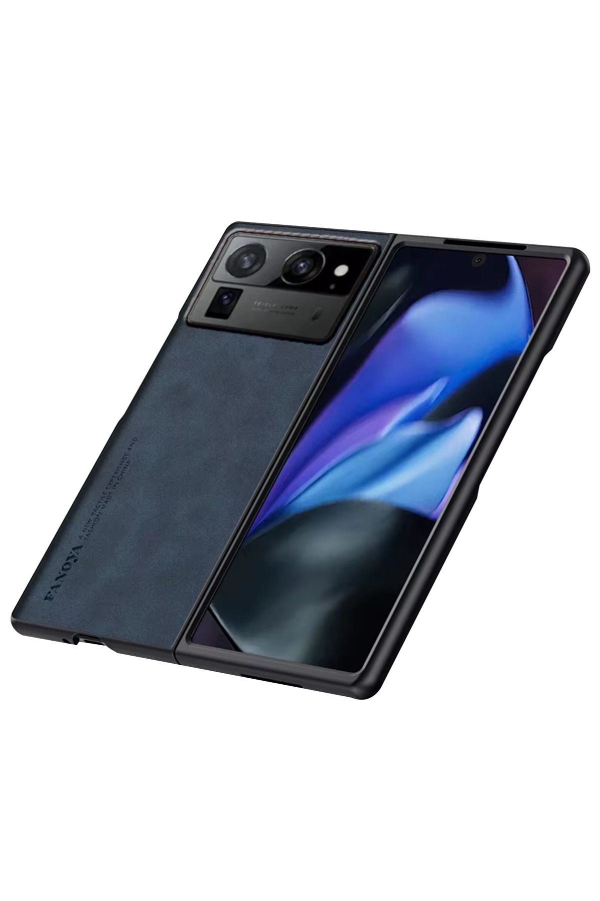 Microcase Tecno Phantom V Fold2 Deri Kaplama Kılıf-AL5121