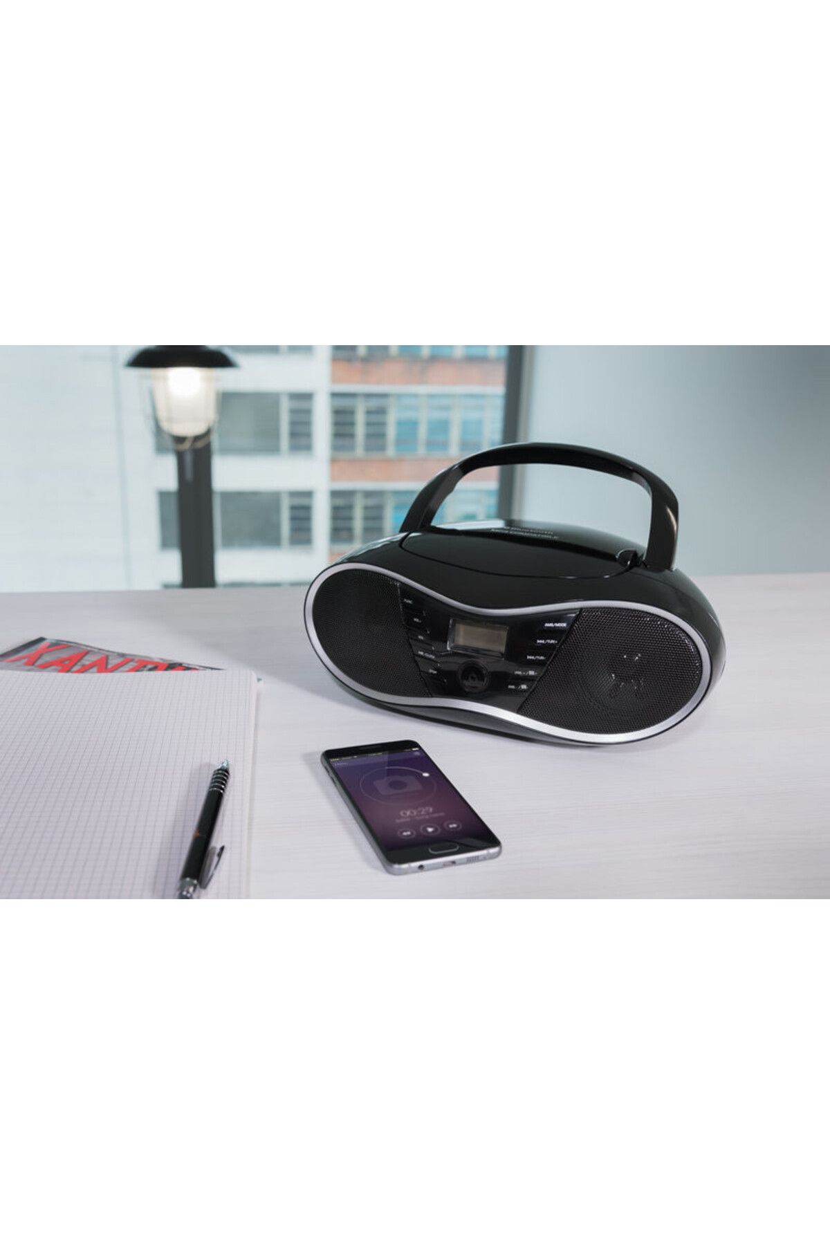 Gogen-Radio With Cd And Bluetooth Cdm 388 Subt S, 4 W, Mp 3, Usb, Sd, Aux, Clock 6