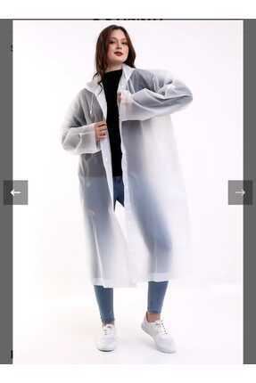 EMKSHOP şeffaf renk standart beden kalın yağmurluk