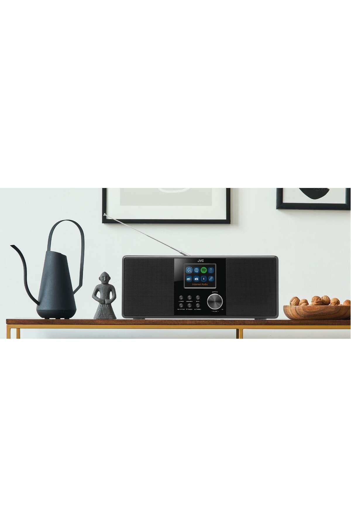 JVC-Internet Radio Ra-e981b, 10w Rms, Tuner Dab /fm, Bluetooth, Lcd 2.8", Wifi, Spotifiy Connect 7