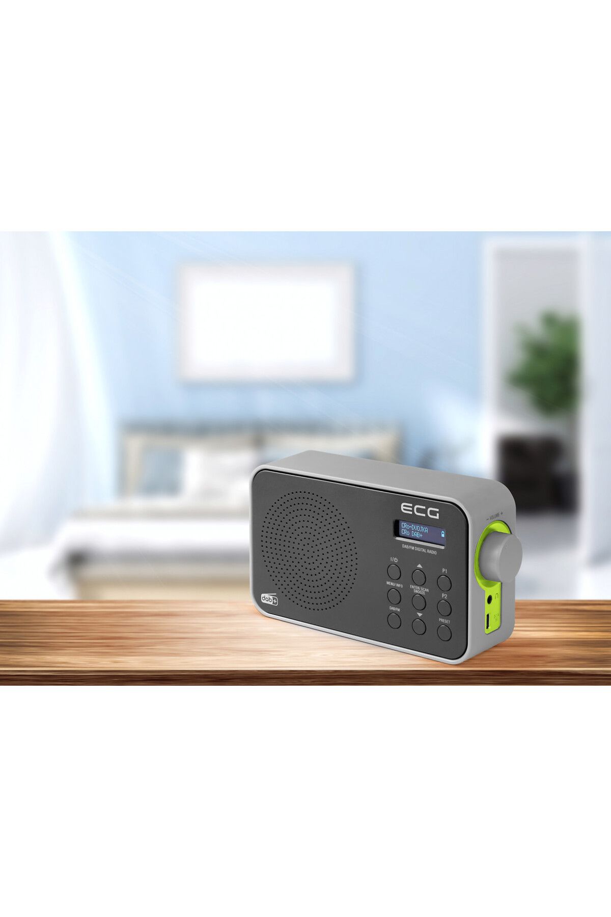 ECG-Portable Radio Rd 110 DAB With DAB And FM Tuner, Black, 1.2 W, 30 Station Memory 13