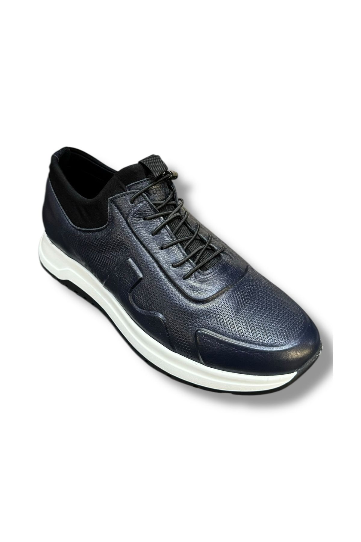 İdeal Voyager 5333-Y Erkek Lastikli Hakiki Deri Casual Spor Sneaker Ayakkabı