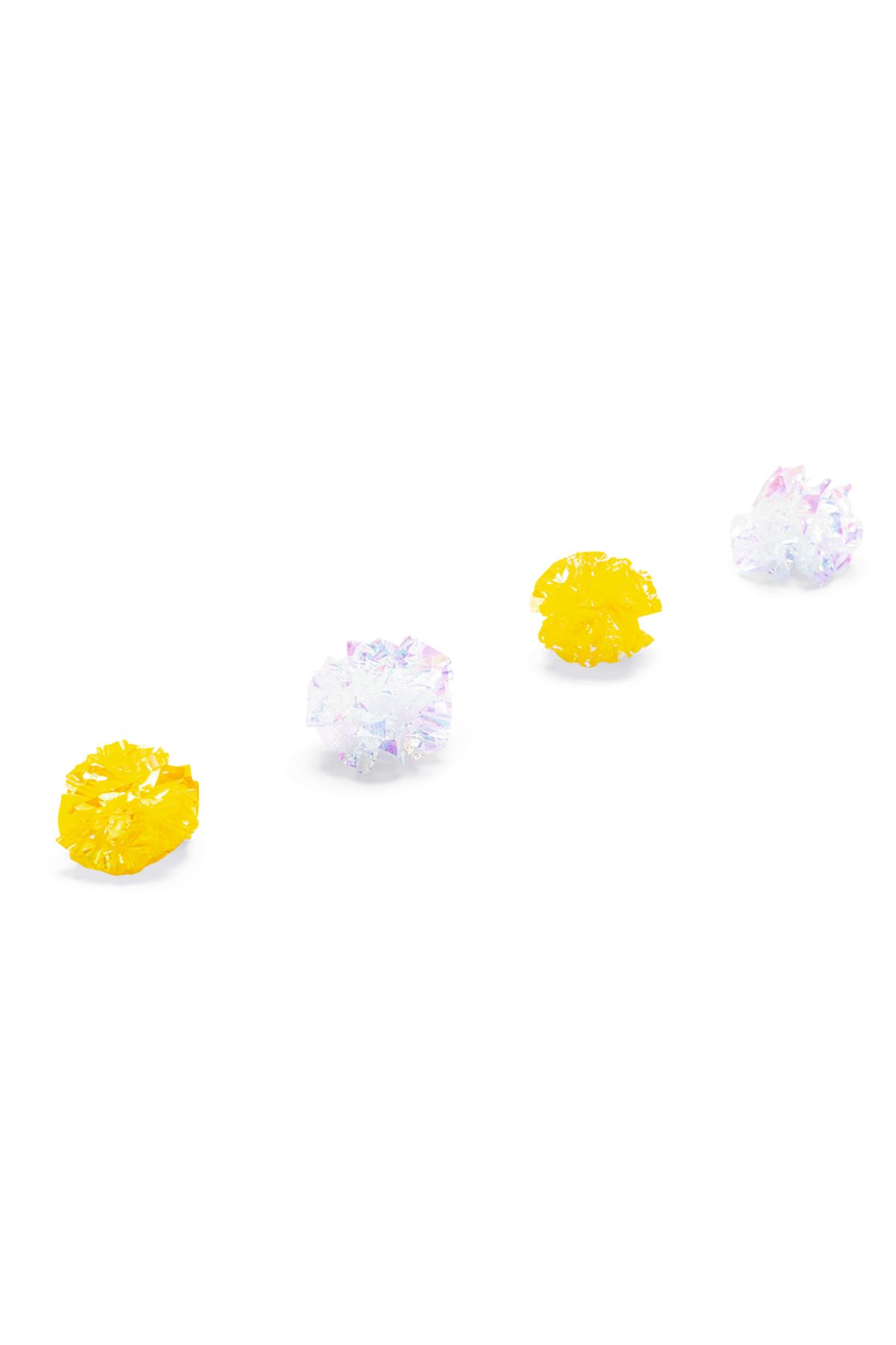 Beeztees Yavru Kedi Oyuncağı, Hışırtılı Top, 4 Adet, 5cm
