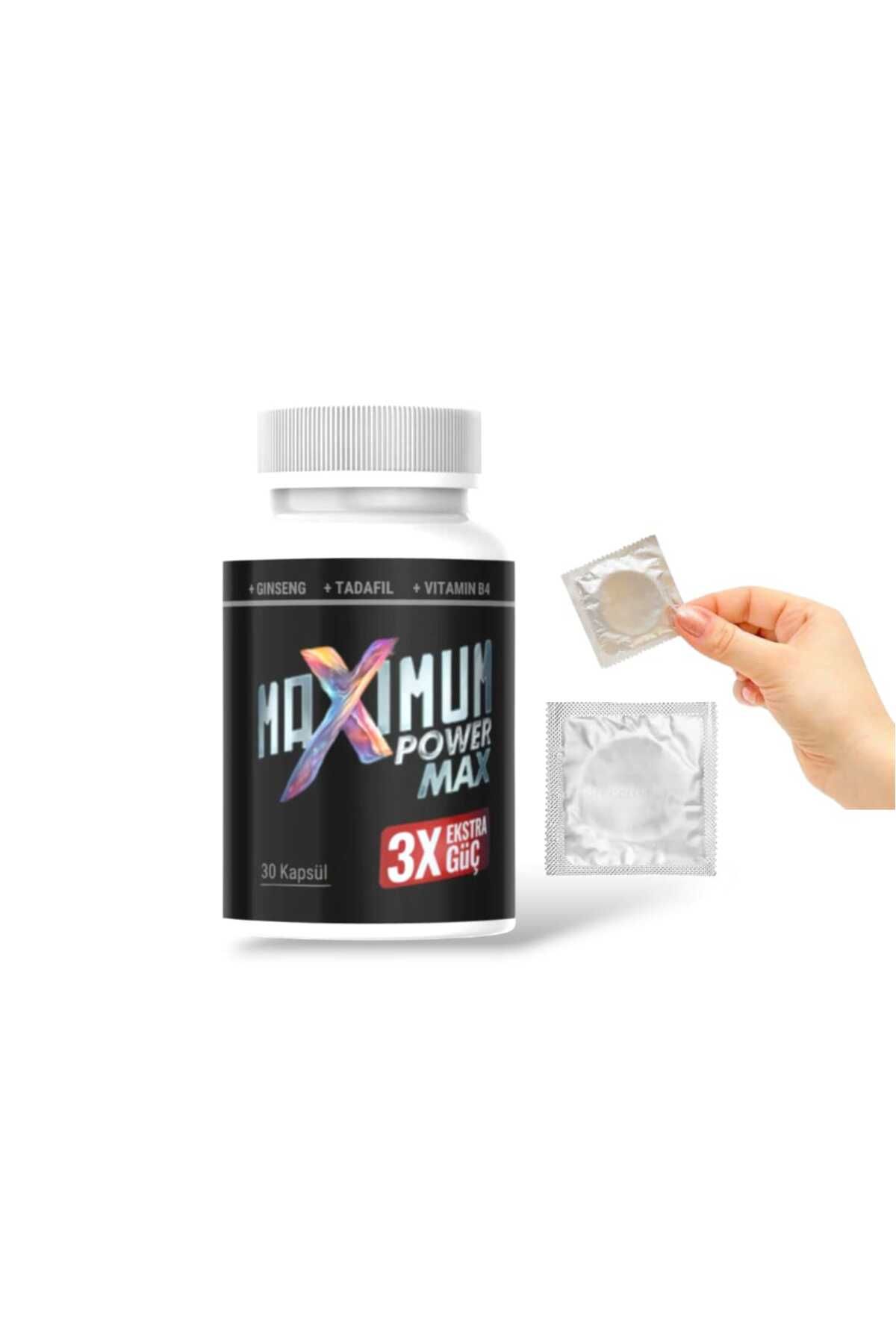 MEDİCREAM Maximum Power Max Erkek Performans Arttıran 30'lu + Prezervatif HEDİYE