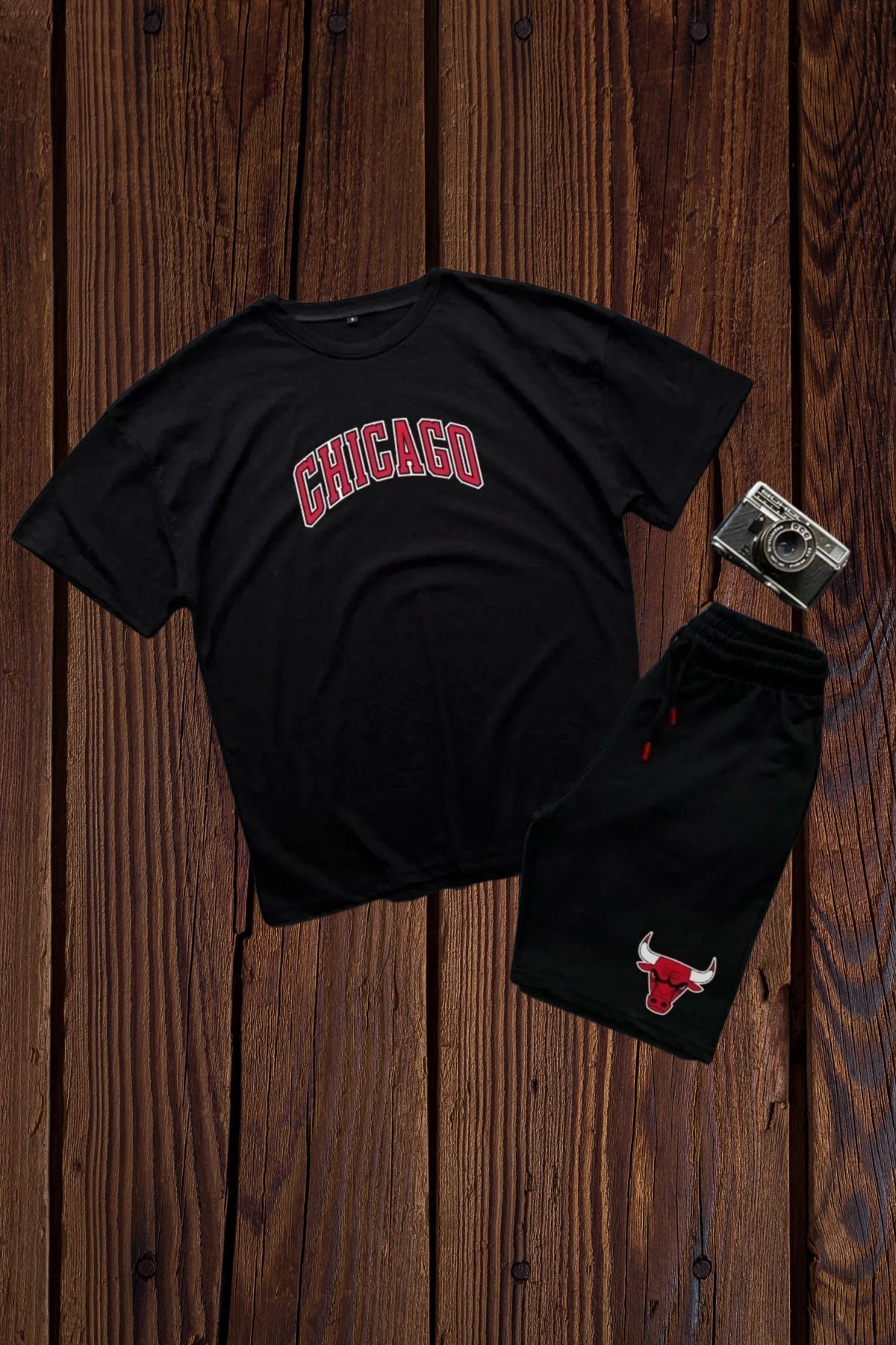 DESCARTES Chicago Bulls Baskili Tshirt Esofman Takim