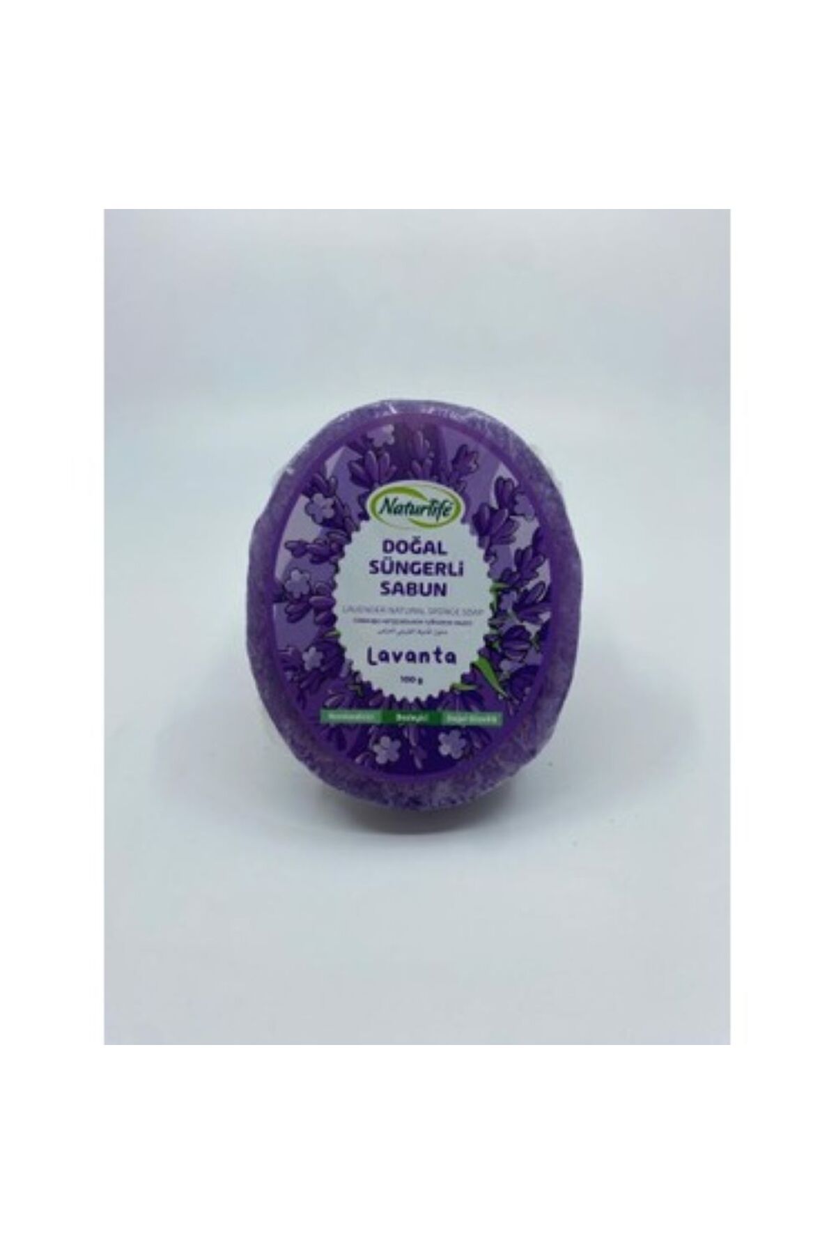 Naturlife NATURLİFE LAVANTA SÜNGERLİ SABUN 100GR