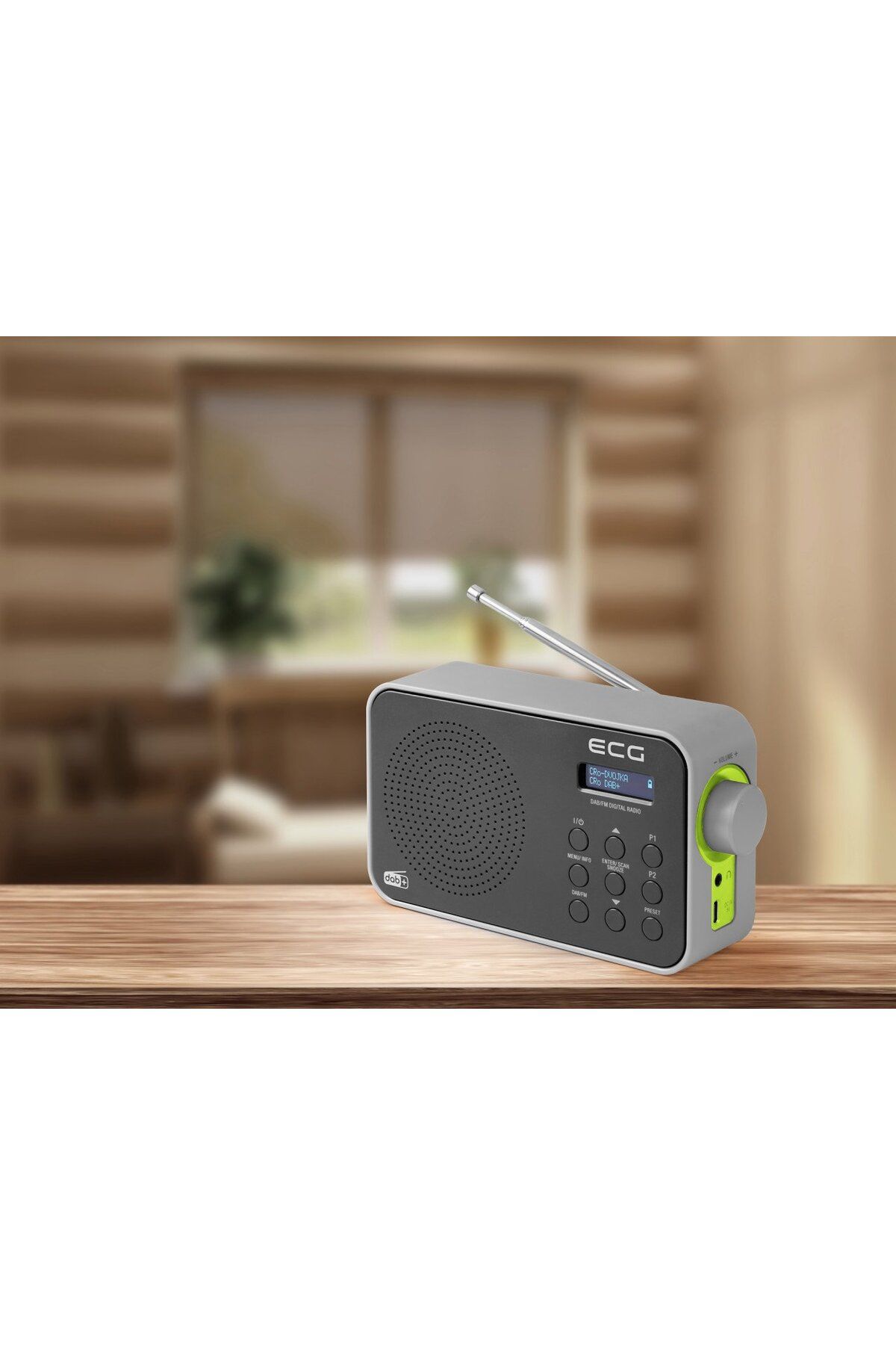ECG-Portable Radio Rd 110 DAB With DAB And FM Tuner, Black, 1.2 W, 30 Station Memory 7