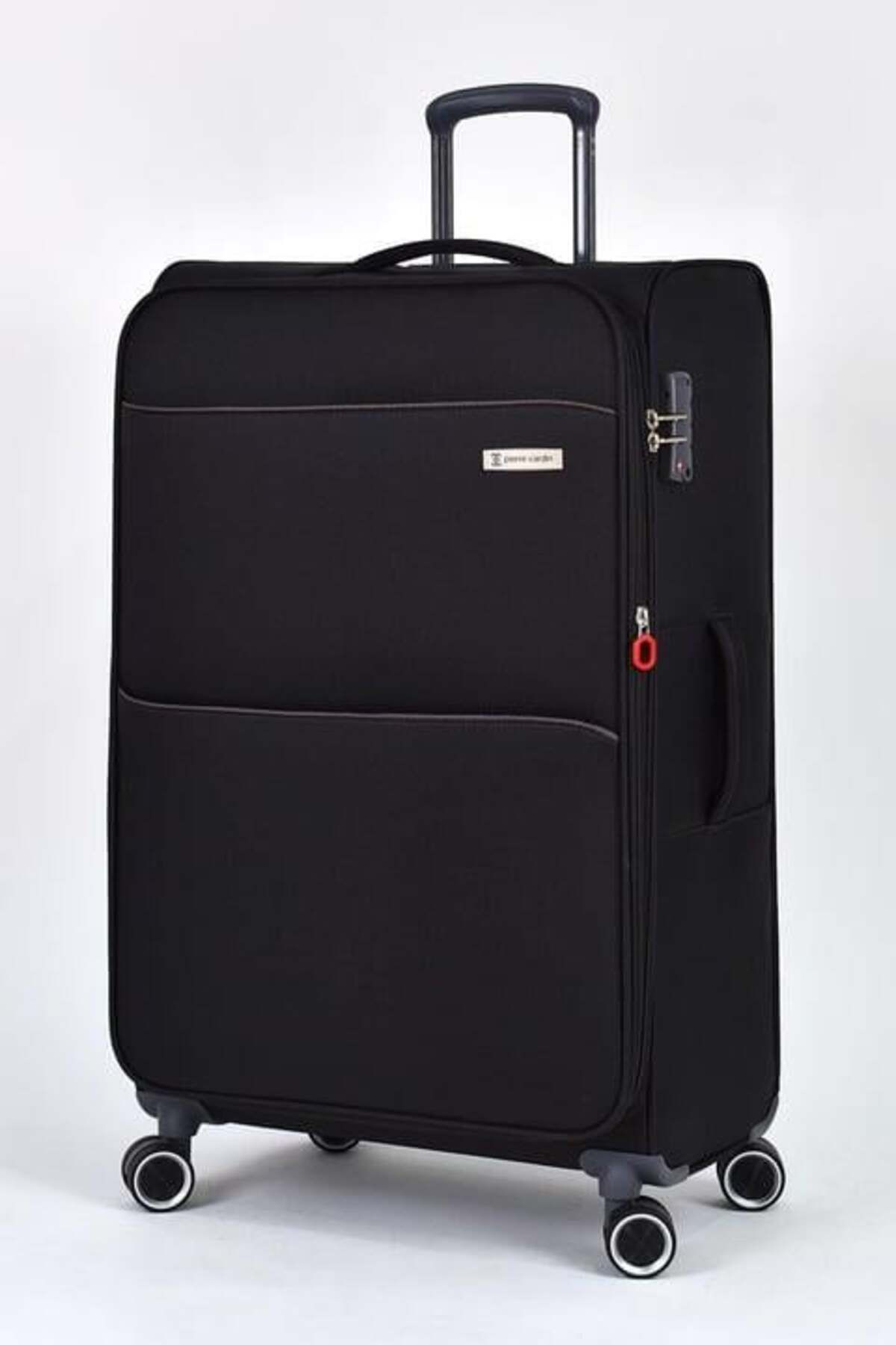 Pierre Cardin Ultra Light Hafif Lüx Kumaş Büyük Boy Valiz Siyah PC6050