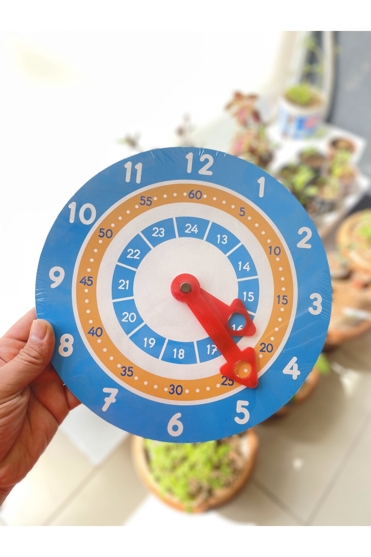 afili toys Reha Toys Montesorri Ahşap Saat fotoğrafı 3 (önizleme)