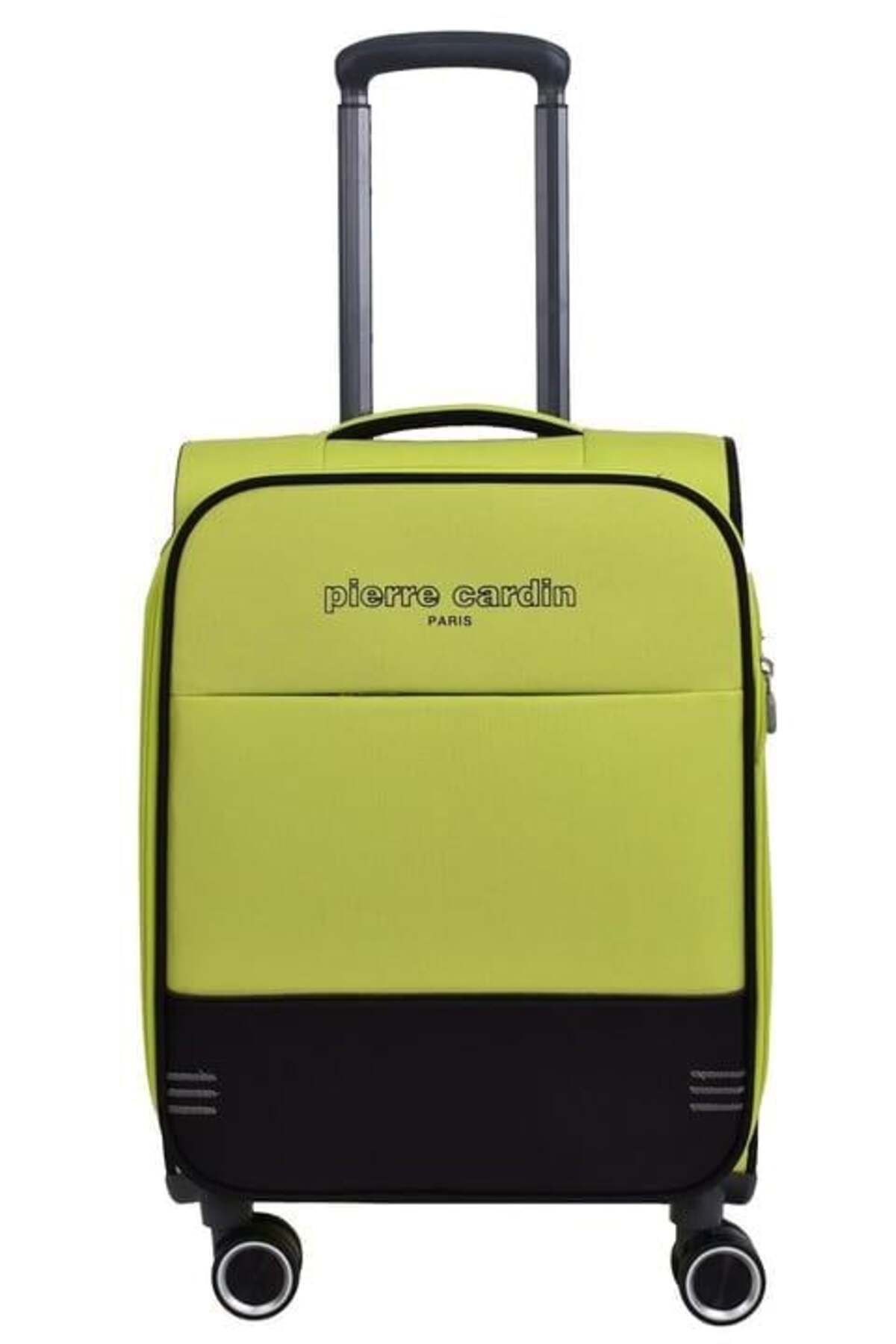 Pierre Cardin Ultra Light Hafif Lüx Kumaş Kabin Boy Valiz Yeşil PC8200