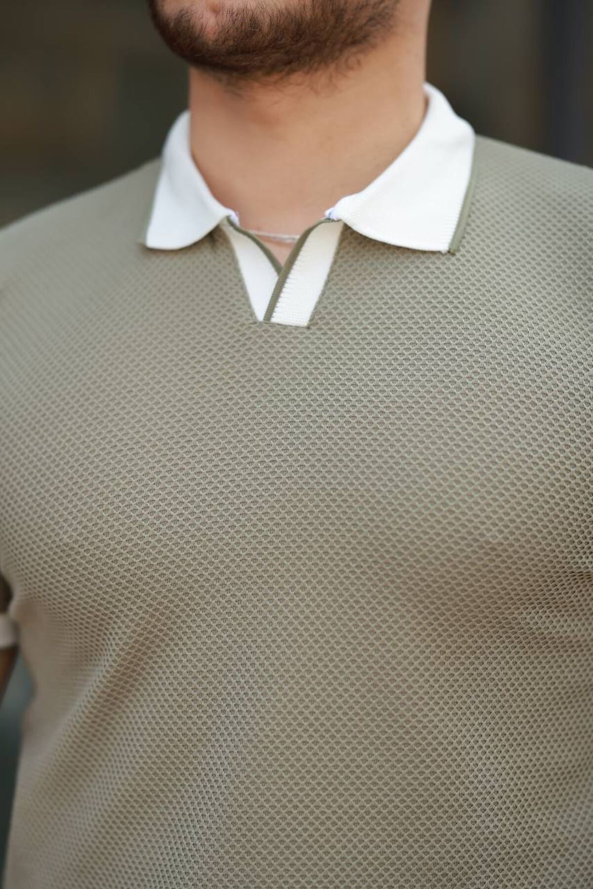 giyimadam16 PETEKLİ JAKAR POLO YAKA