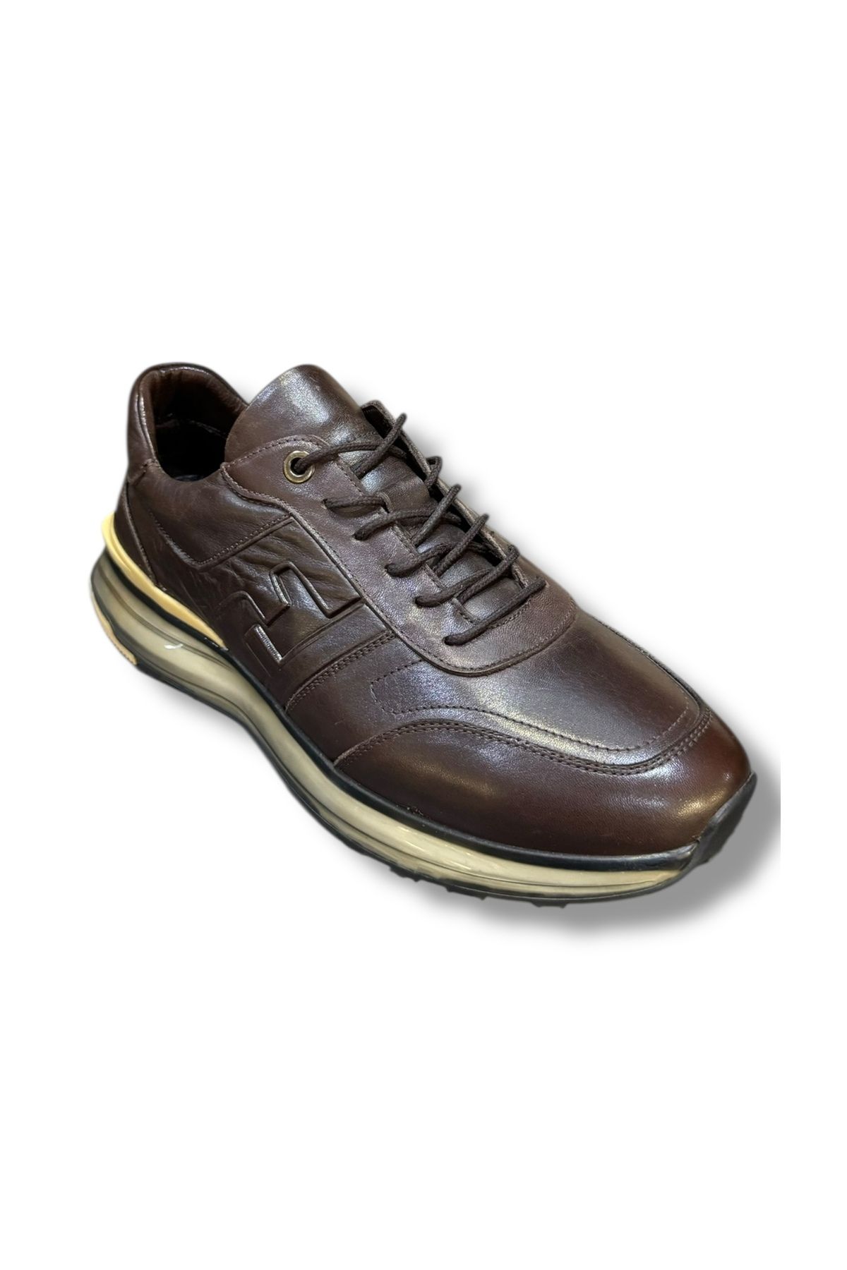 İdeal Voyager 6976 Erkek Bağcıklı %100 Hakiki Deri Casual Spor SneakerAyakkabı