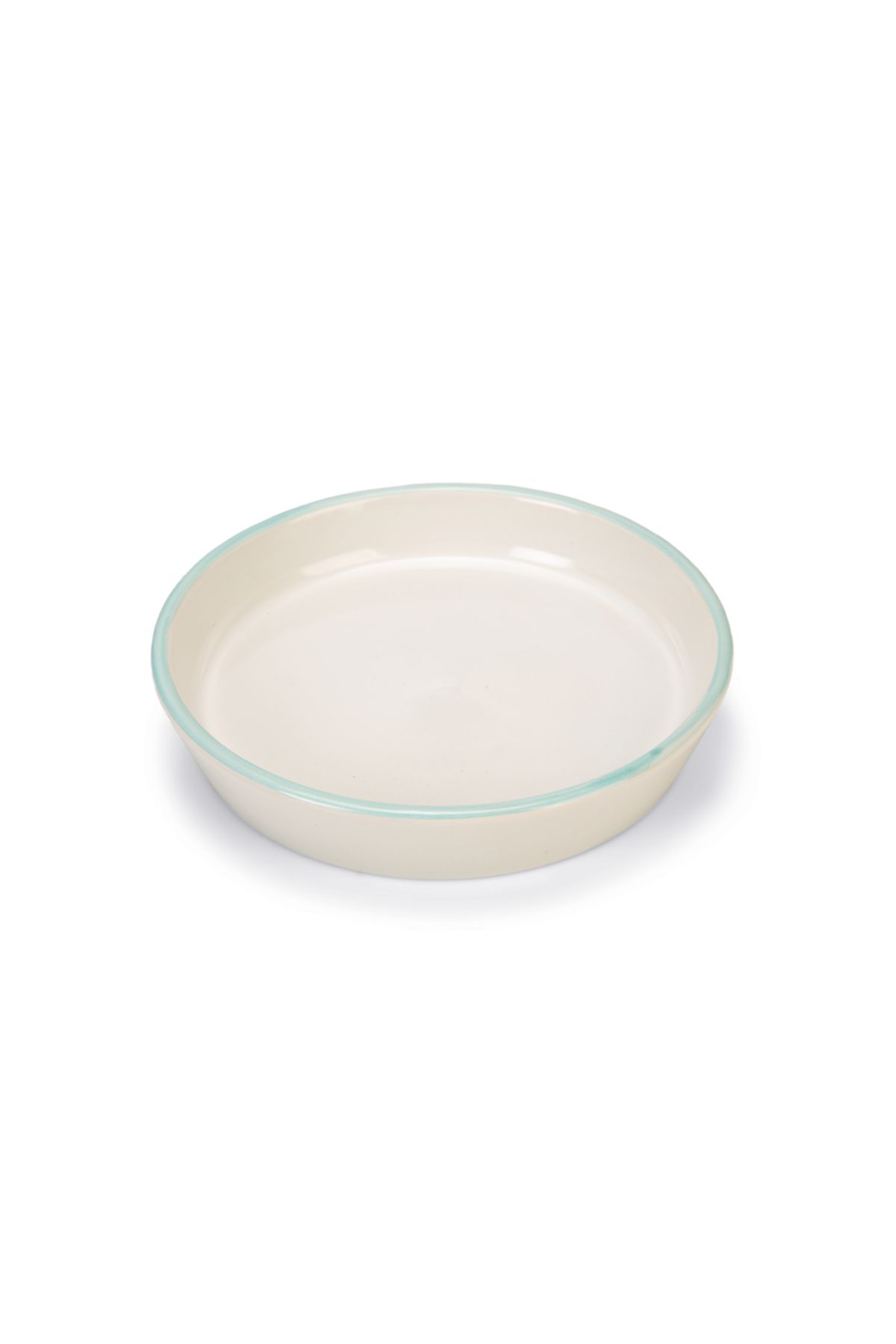 Beeztees Yavru Kedi Mama Su Kabı, Seramik, Gri Mint, 17,5cmx3,5cm