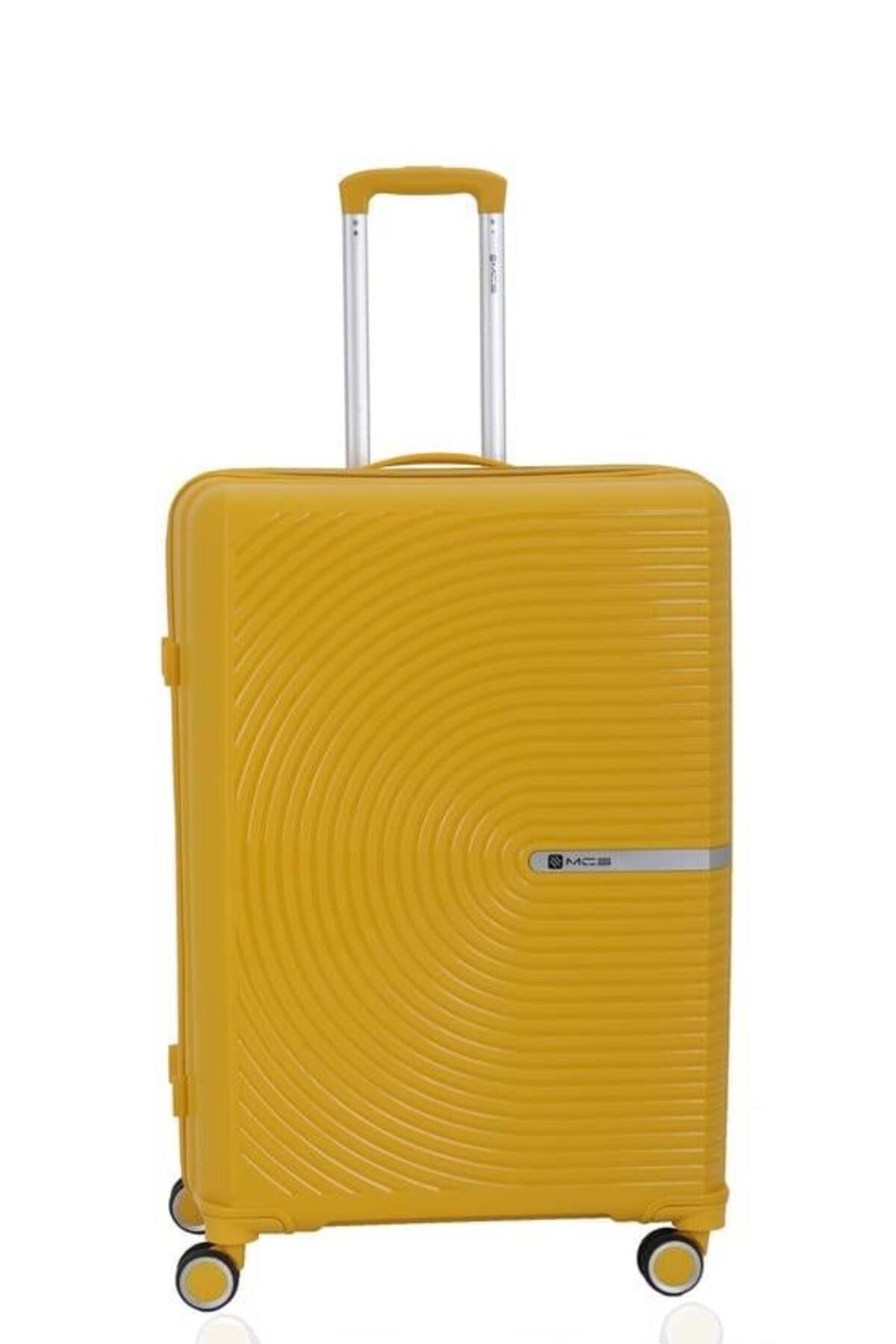 MCS Mçs Polipropilen Valiz V374 75 CM Büyük Boy Sarı