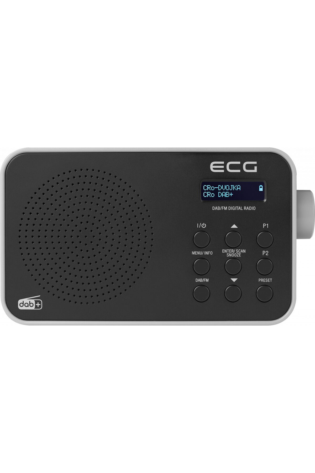 ECG-Portable Radio Rd 110 DAB With DAB And FM Tuner, Black, 1.2 W, 30 Station Memory 4