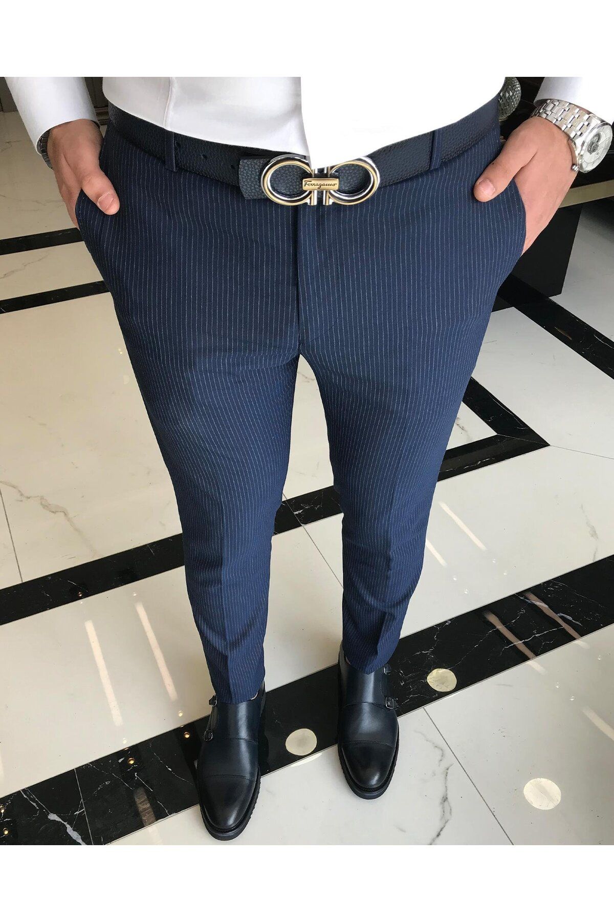 tomıross Tomiross-Antoni Erkek Slim Fit Kumaş Pantolon ANTONI-1633