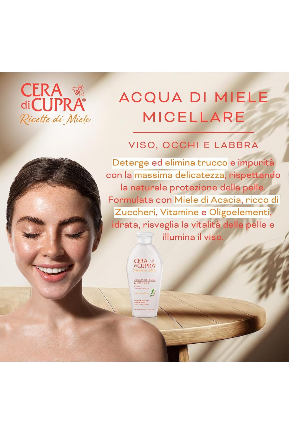 Cera di Cupra Apa Micelara Ricceta Di Bellezza 200 Ml,cera Di Cupra - One Size