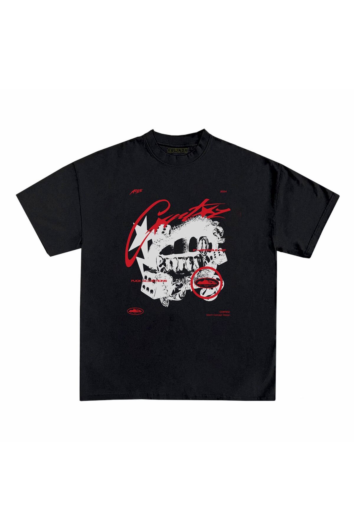 RawNox Unisex Bol Kalıp RawNox Özel Koleksiyon Nestable ASF Tshirt