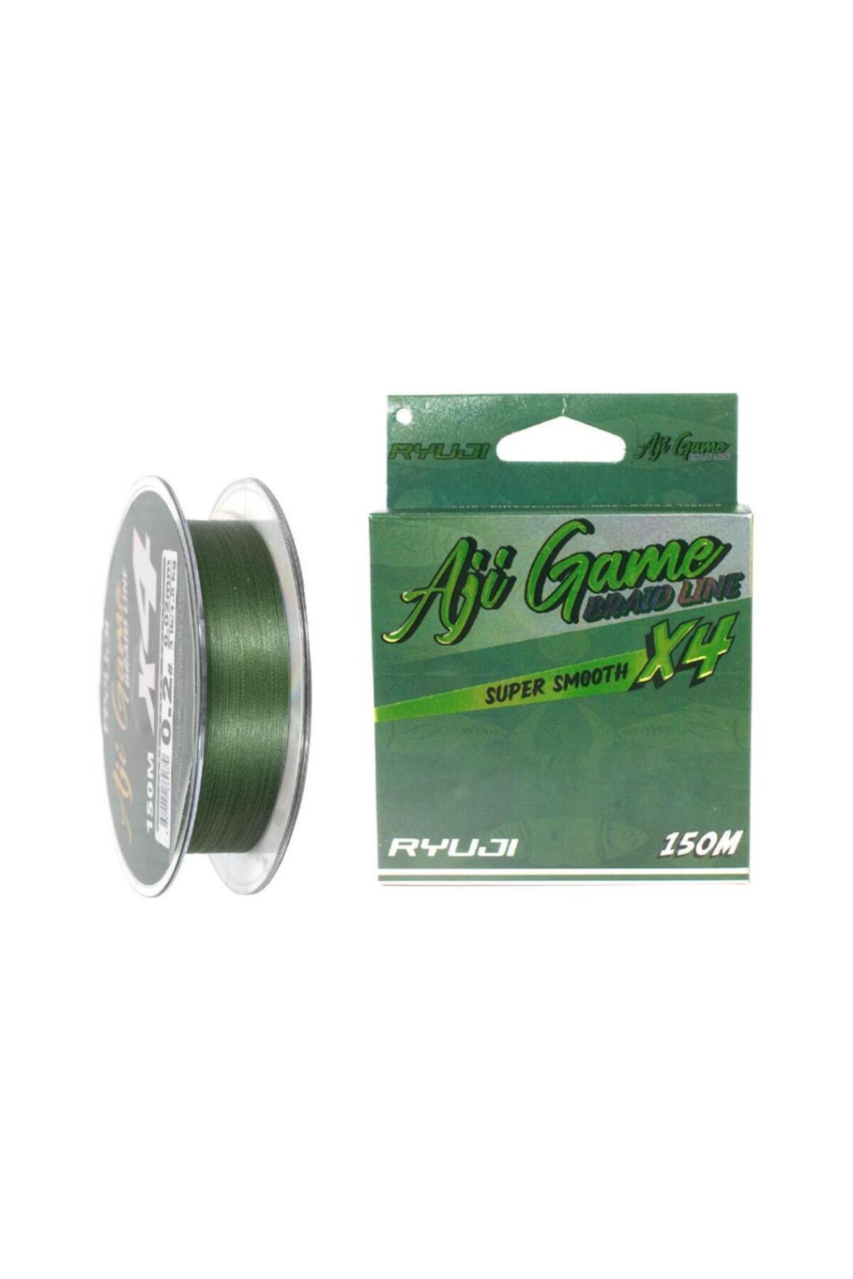 Ryuji AJI GAME 4X, 150M, DARK GREEN İP MİSİNA Standart-0.03MM